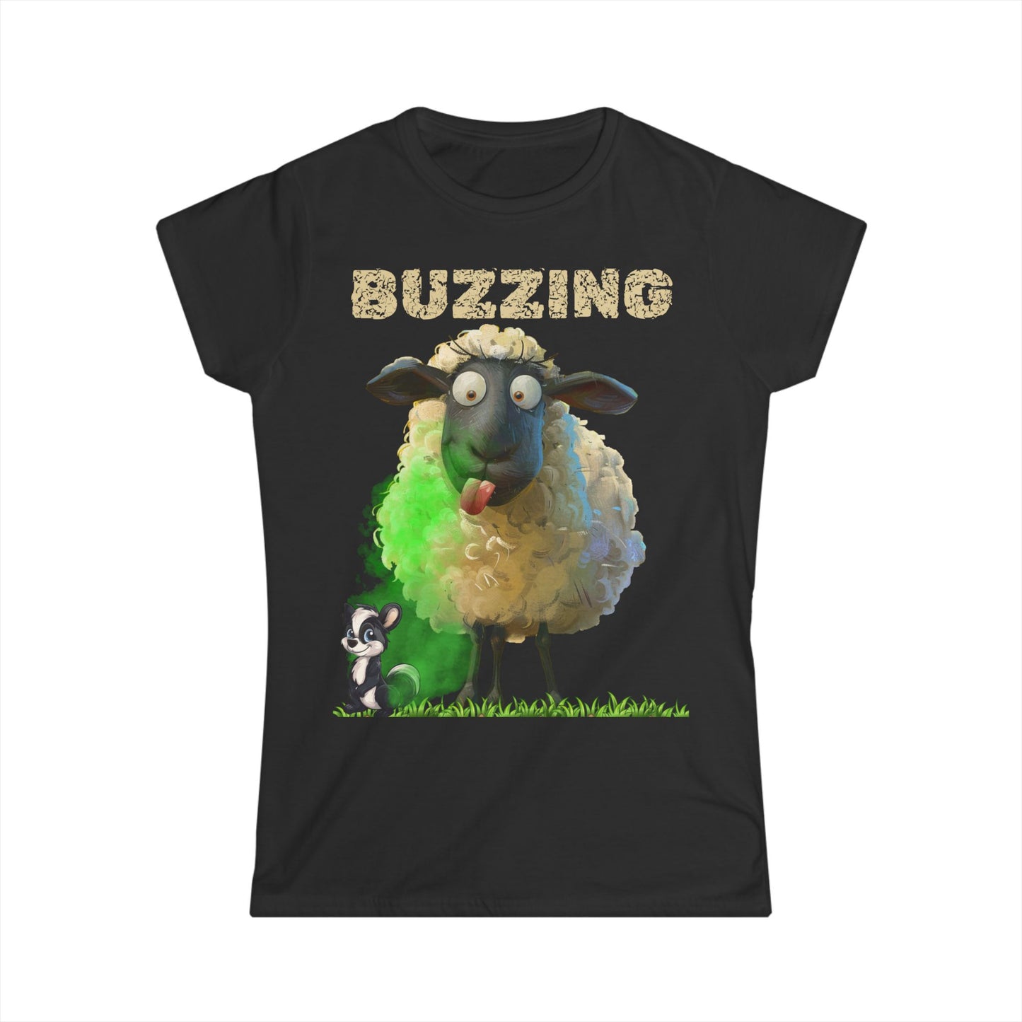 Buzzing Women's T-shirt – A Celebration of Wonderful Welshisms