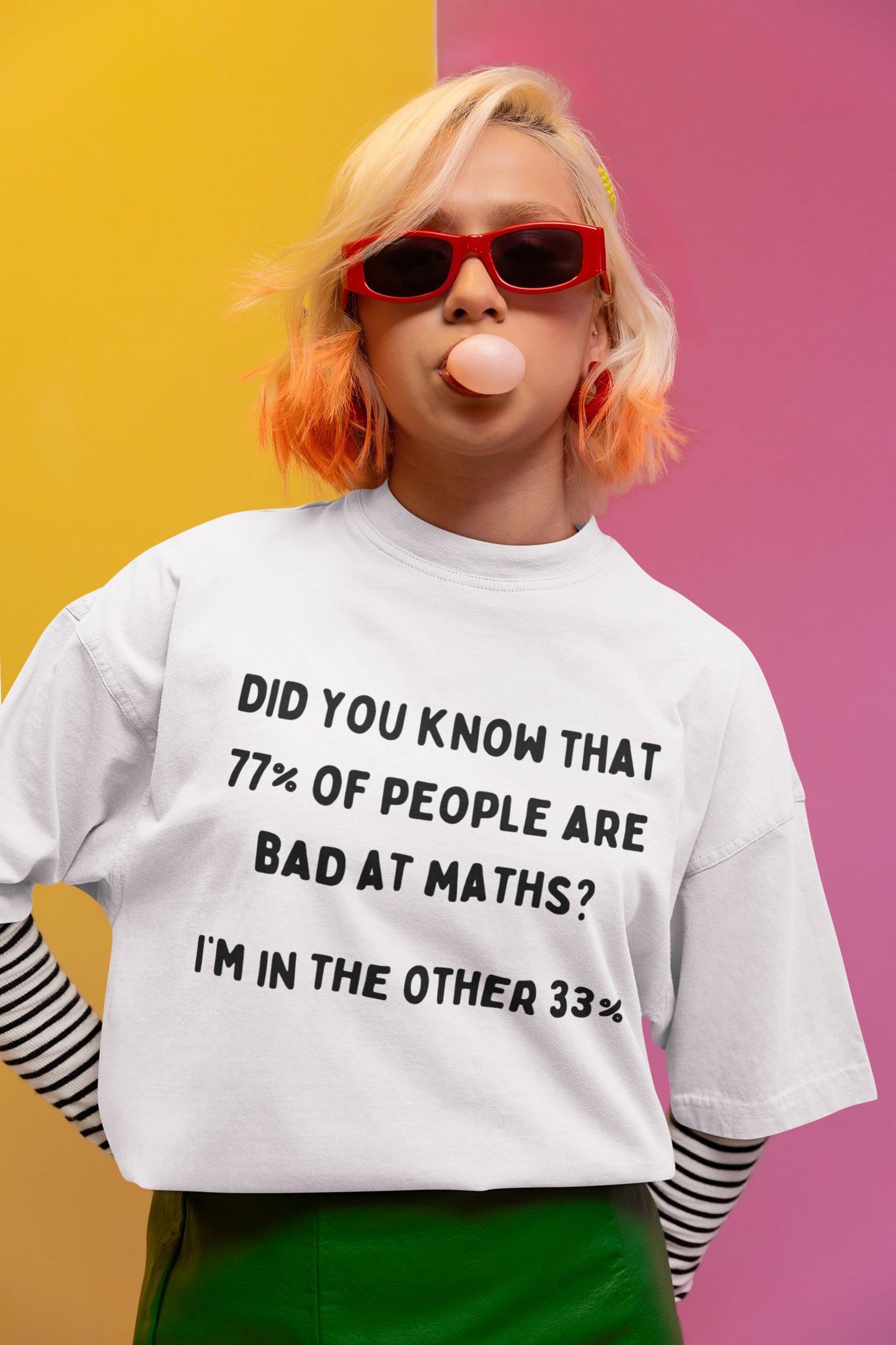 Did You Know? Men's Unisex T-Shirt – 77% of People Are Bad at Maths