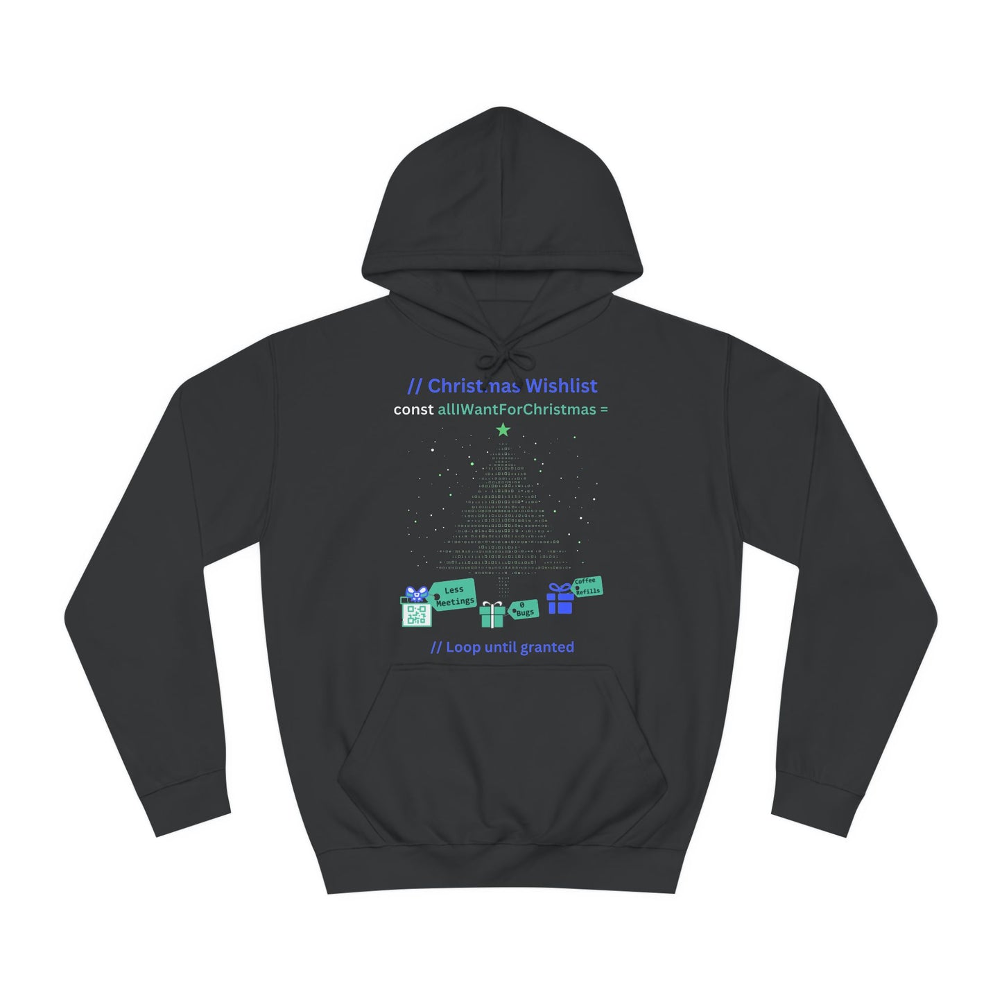 Code Your Christmas in Style MEN’S Unisex Hoodie