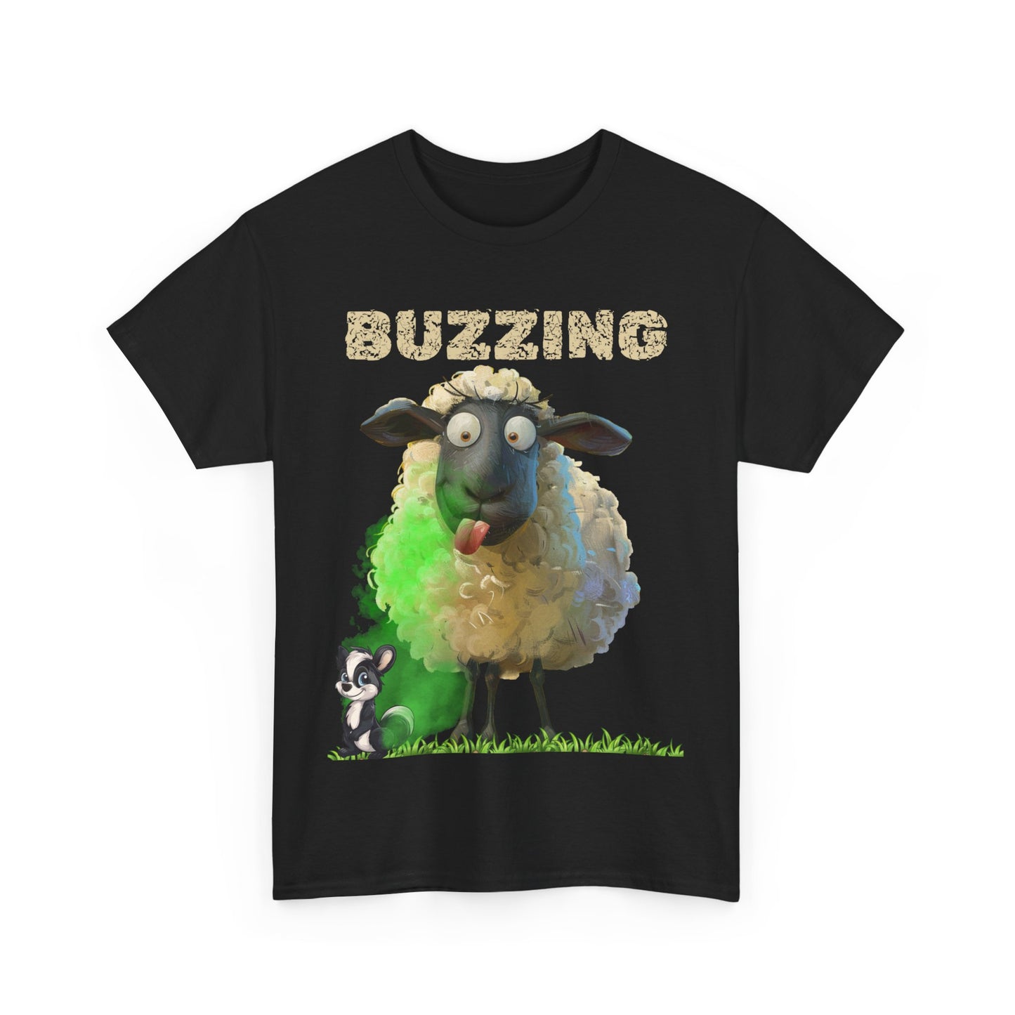 Buzzing Baa-d Men's T-shirt – Celebrate Welsh Humour