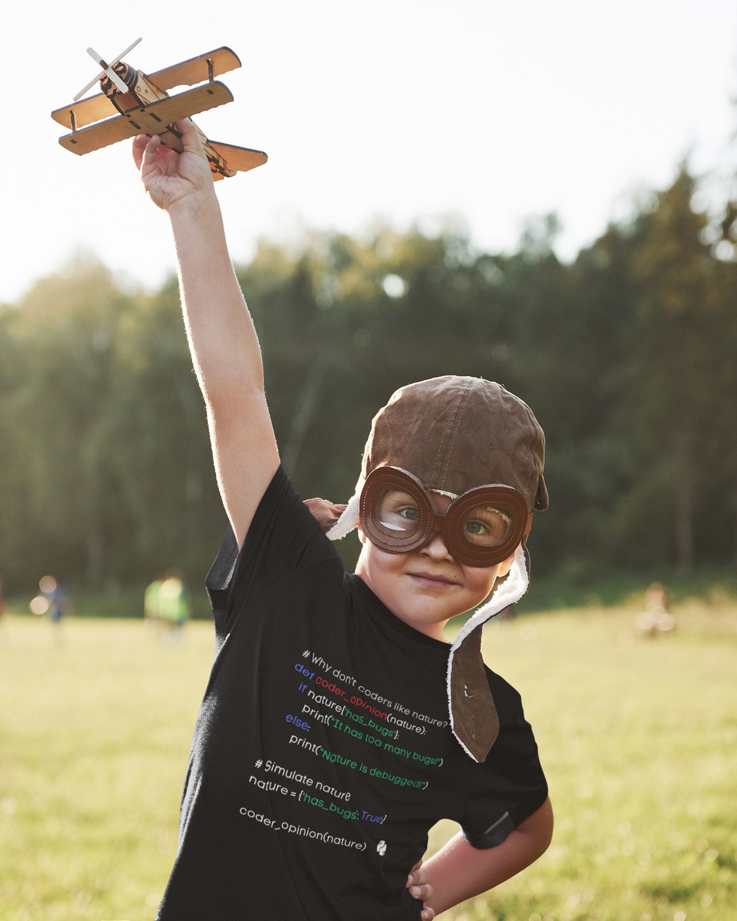 "Why Don't Coders Like Nature?" Kids' STEM T-Shirt – For Budding Tech Enthusiasts