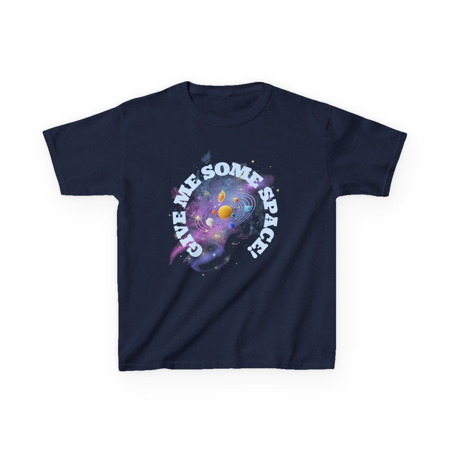 "Give Me Some Space!" Kids' T-Shirt - Fun and Engaging STEM Design for Young Science Lovers