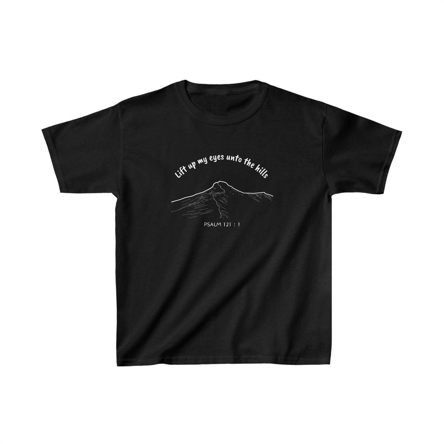 Lift Up My Eyes Unto the Hills - Kids’ T-Shirt – Psalm 121:1 Pen-y-Fan