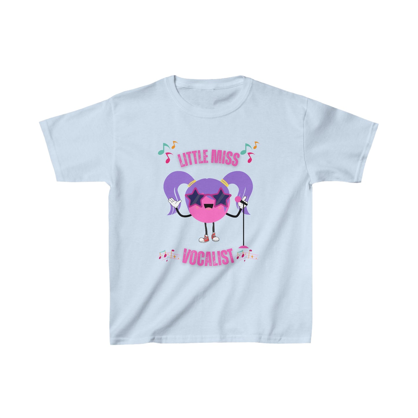 Little Miss Vocalist Theatre Kids T-Shirt – Perfect for Aspiring Singers and Performers