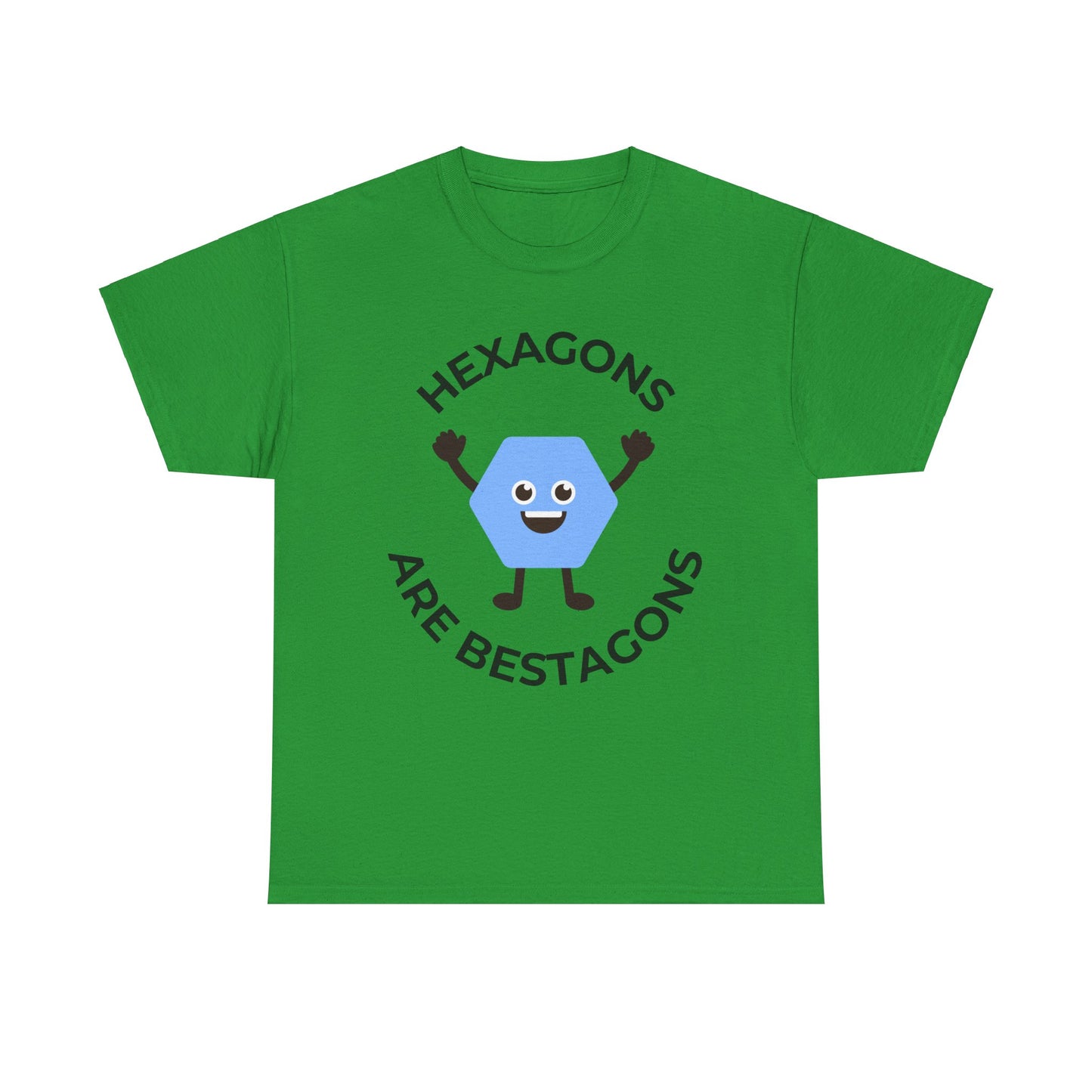 "Hexagons Are Bestagons" Men's Unisex T-Shirt — Celebrate the Superior Shape