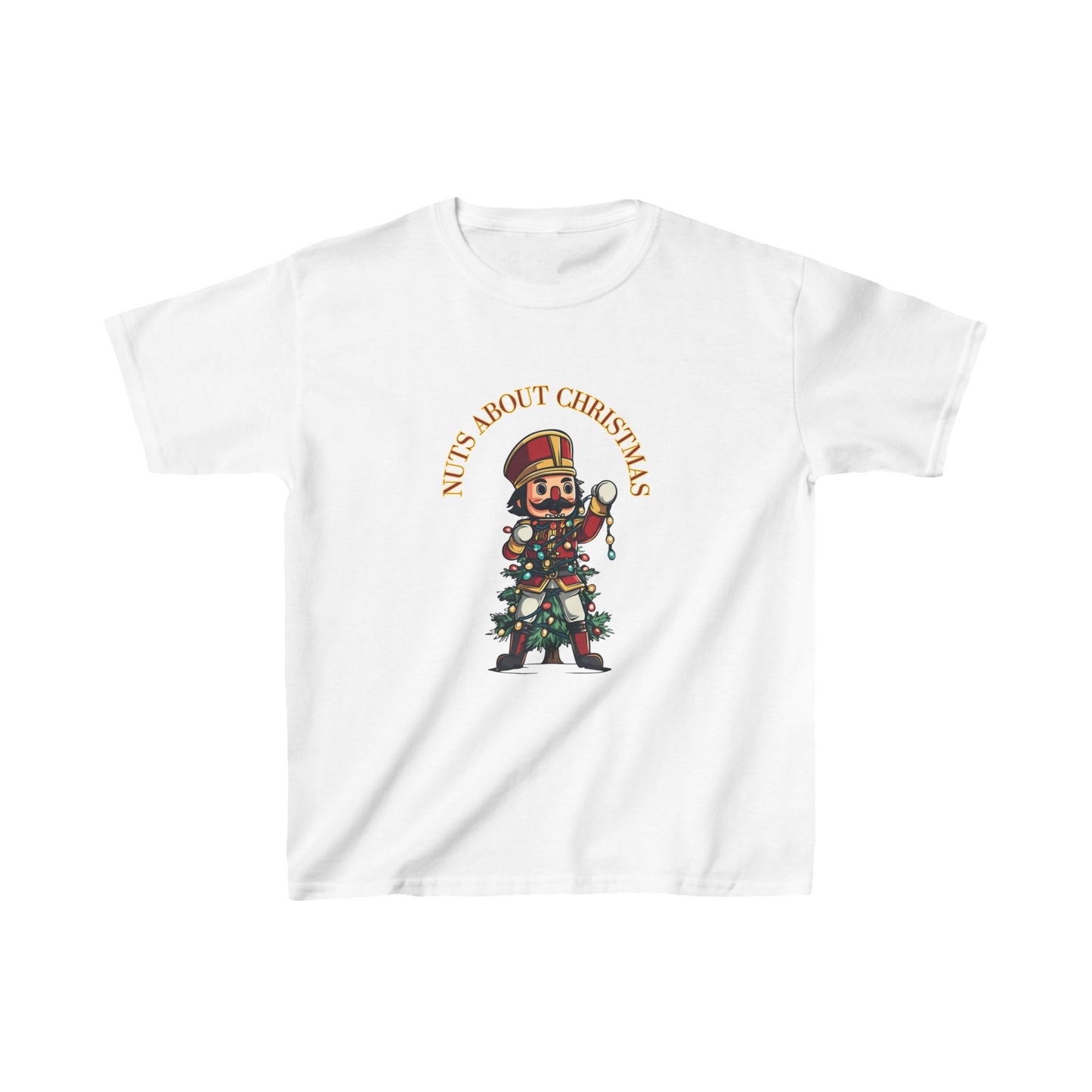 Nuts About Christmas Kids' T-Shirt – Festive Nutcracker Fun