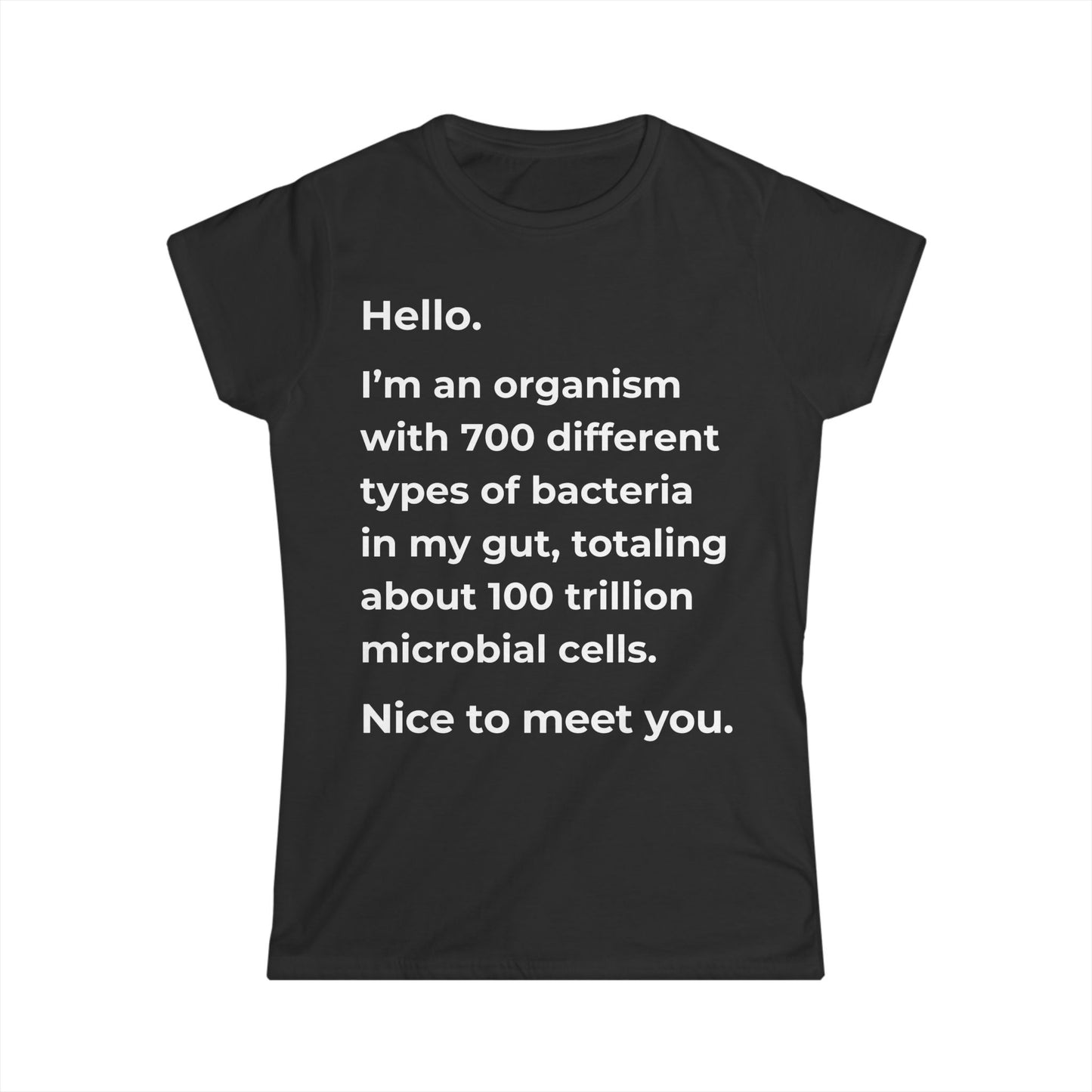 Microbial Universe Women’s T-Shirt: Explore Life's Hidden World