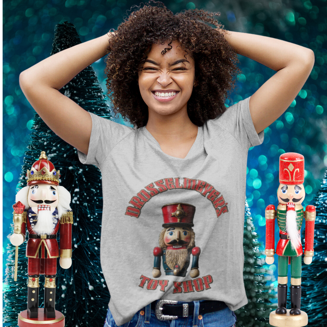 Drosselmeyer’s Toy Shop Nutcracker T-Shirt – Perfect for Christmas Theatre Lovers