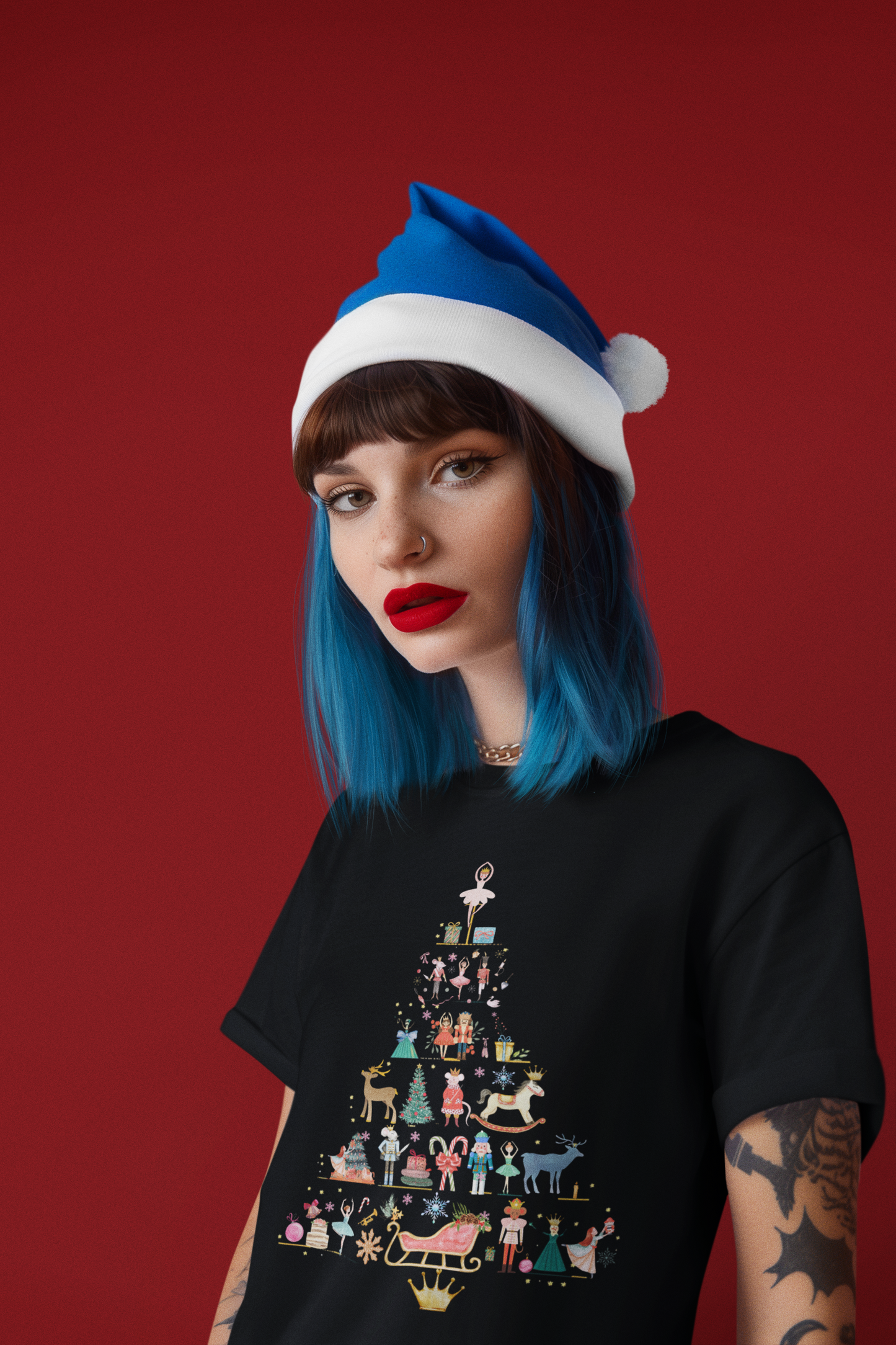 Nutcracker Tree T-Shirt – Festive Theatre Christmas Collection