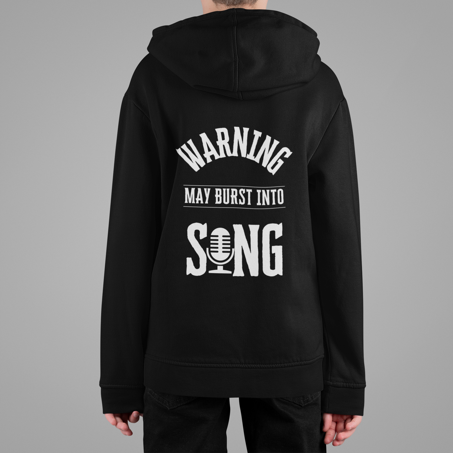 Kids' Theatre Hoodie in Black – Perfect for Young Performers | Unisex, Soft & Durable