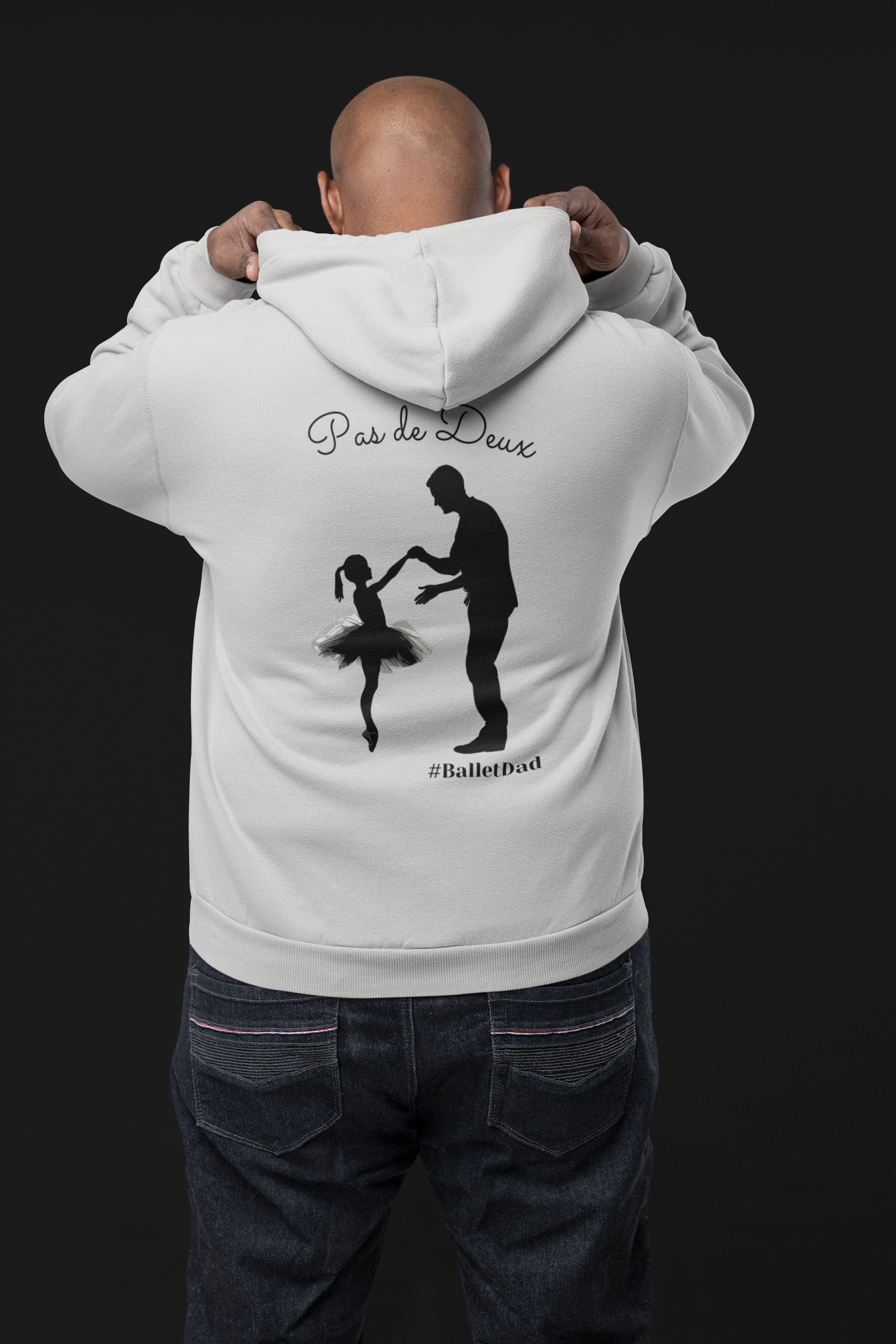 Pas de Deux, Ballet Hoodie  #balletdad #FathersDay