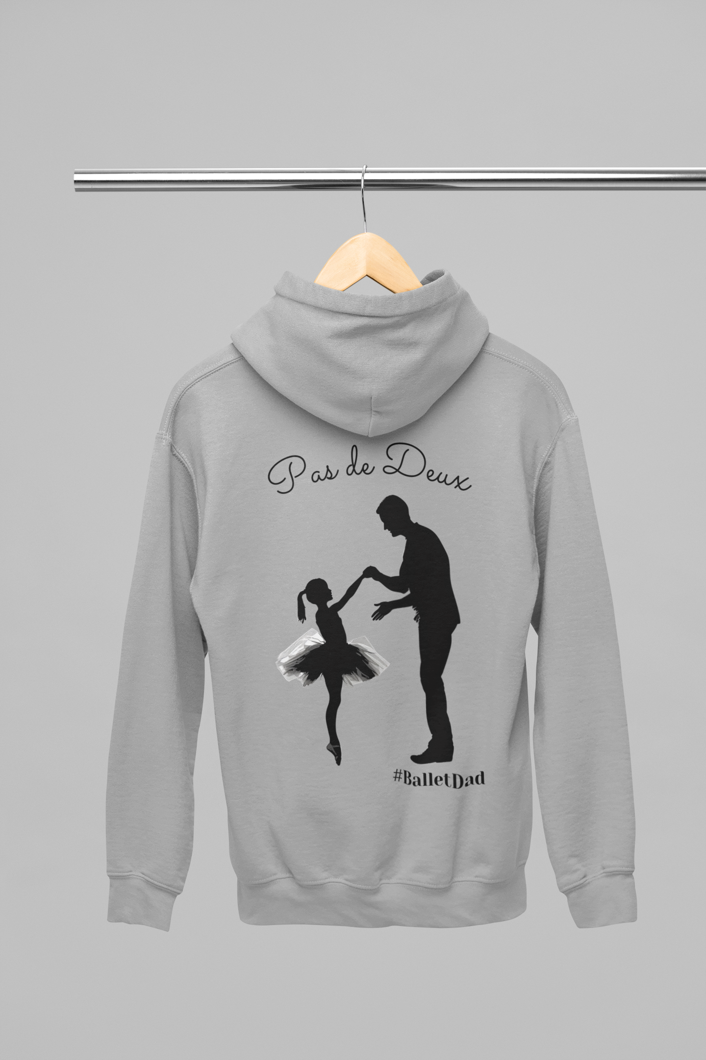 Pas de Deux, Ballet Hoodie  #balletdad #FathersDay