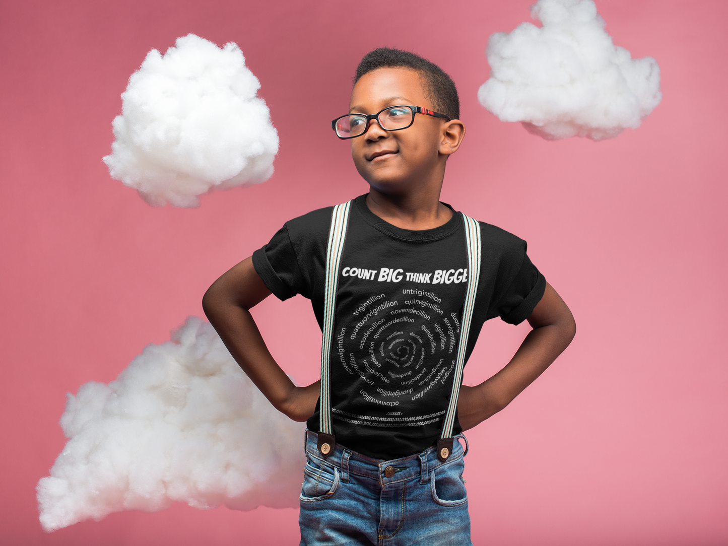 Count Big, Think Bigger: STEM BIG numbers T-Shirt for Aspiring Mathematicians.