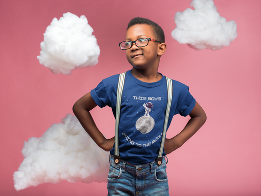 This Boy is Going to the Moon STEM Science T-shirt