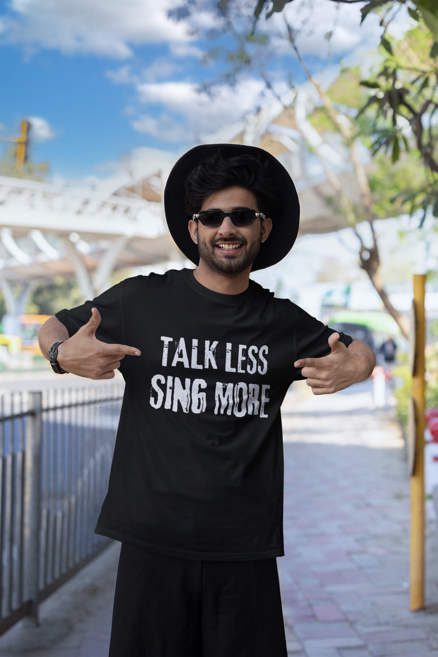 Talk Less, Sing More: Unisex T-Shirt for Theatre Lovers