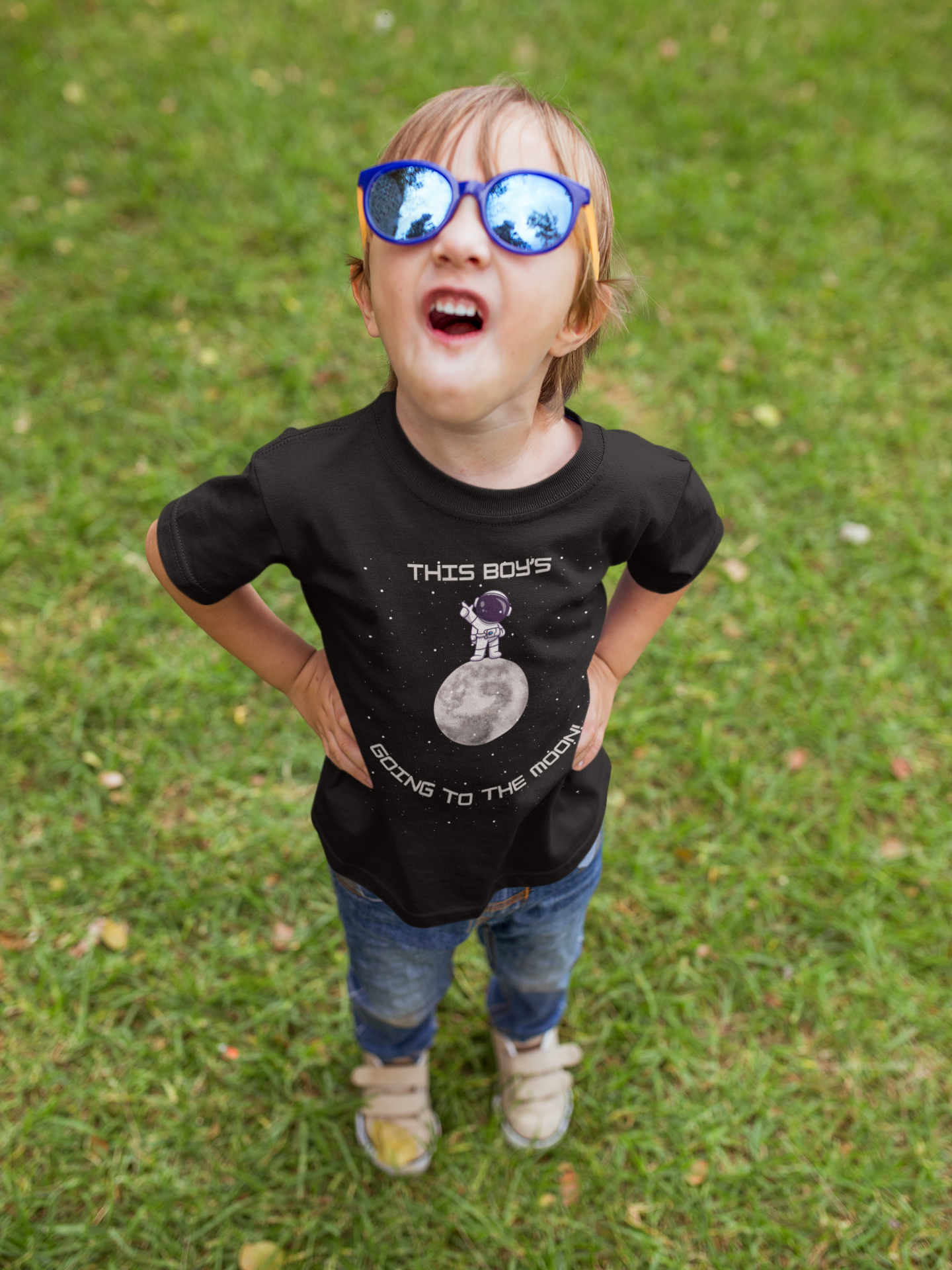 This Boy is Going to the Moon STEM Science T-shirt