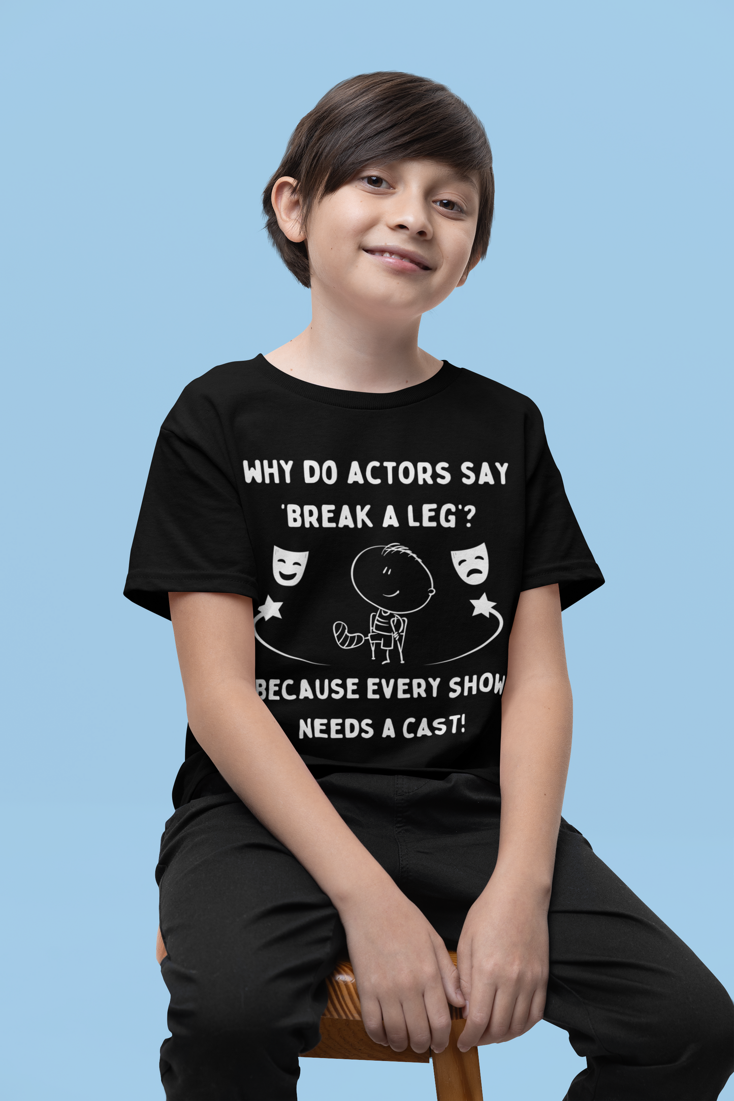 "Break a Leg" Kids' Theatre T-Shirt