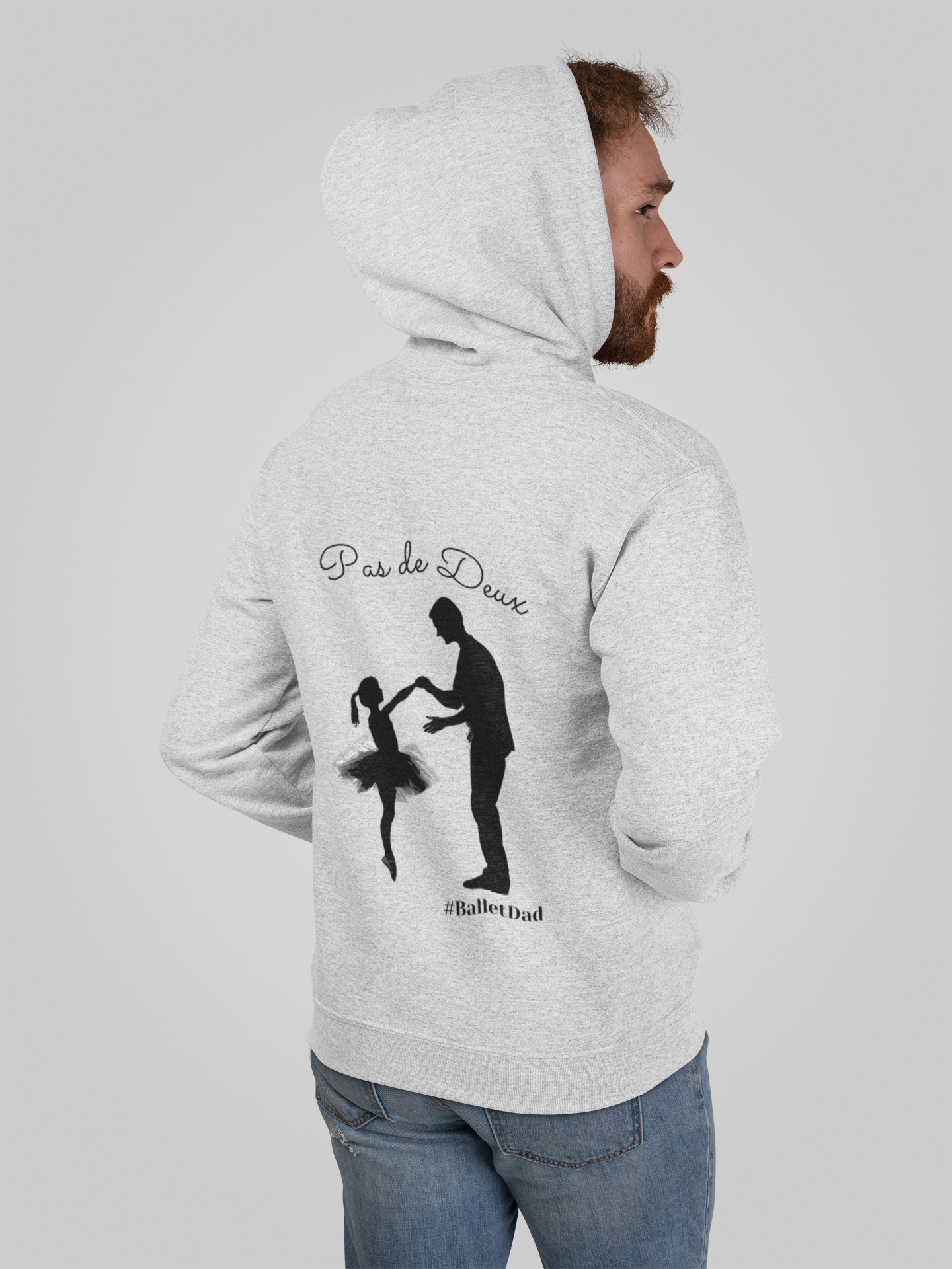 Pas de Deux, Ballet Hoodie  #balletdad #FathersDay