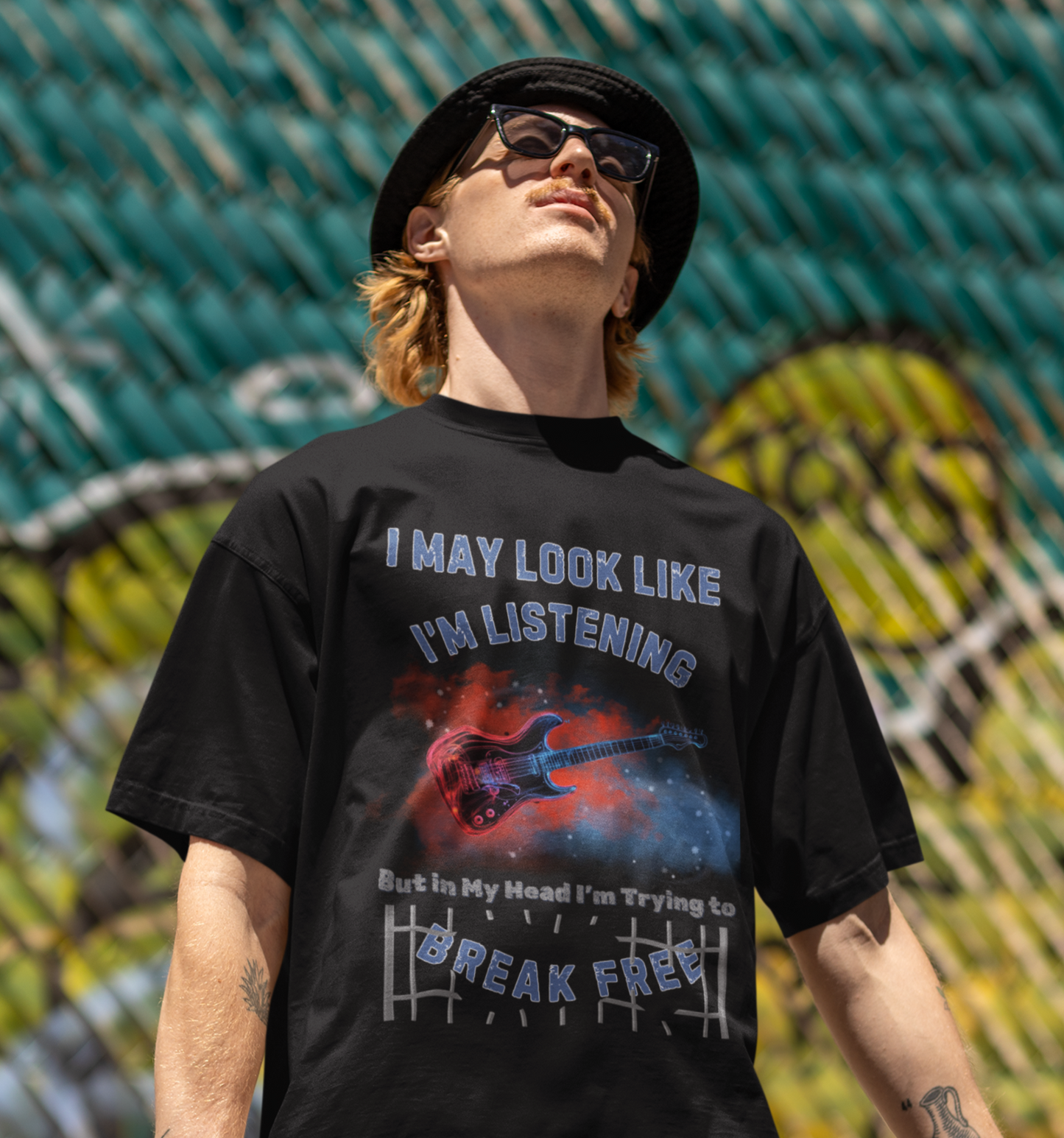 I May Look Like I'm Listening but "Trying to Break Free" Theatre Collection T-Shirt