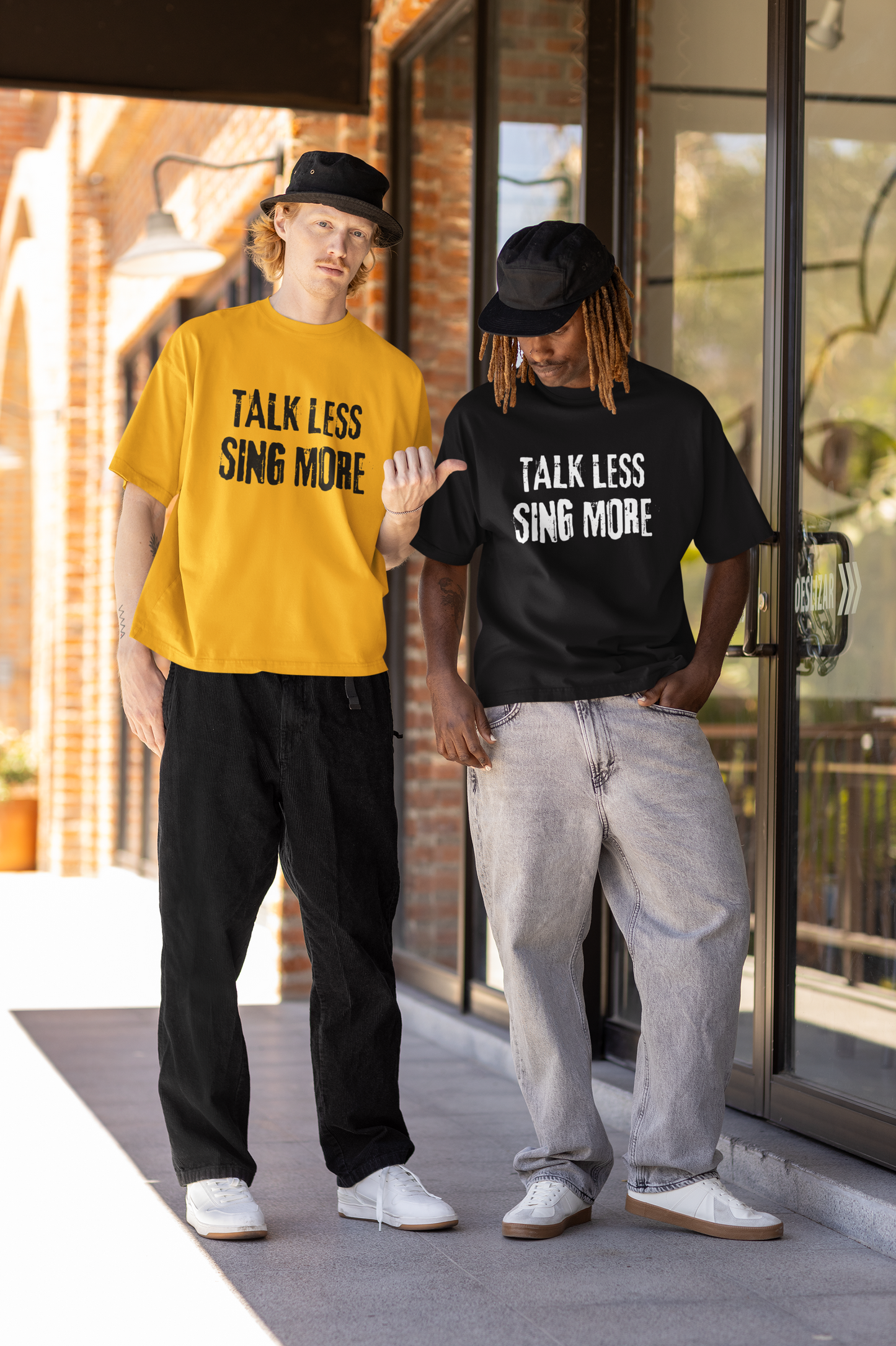 Talk Less, Sing More: Unisex T-Shirt for Theatre Lovers