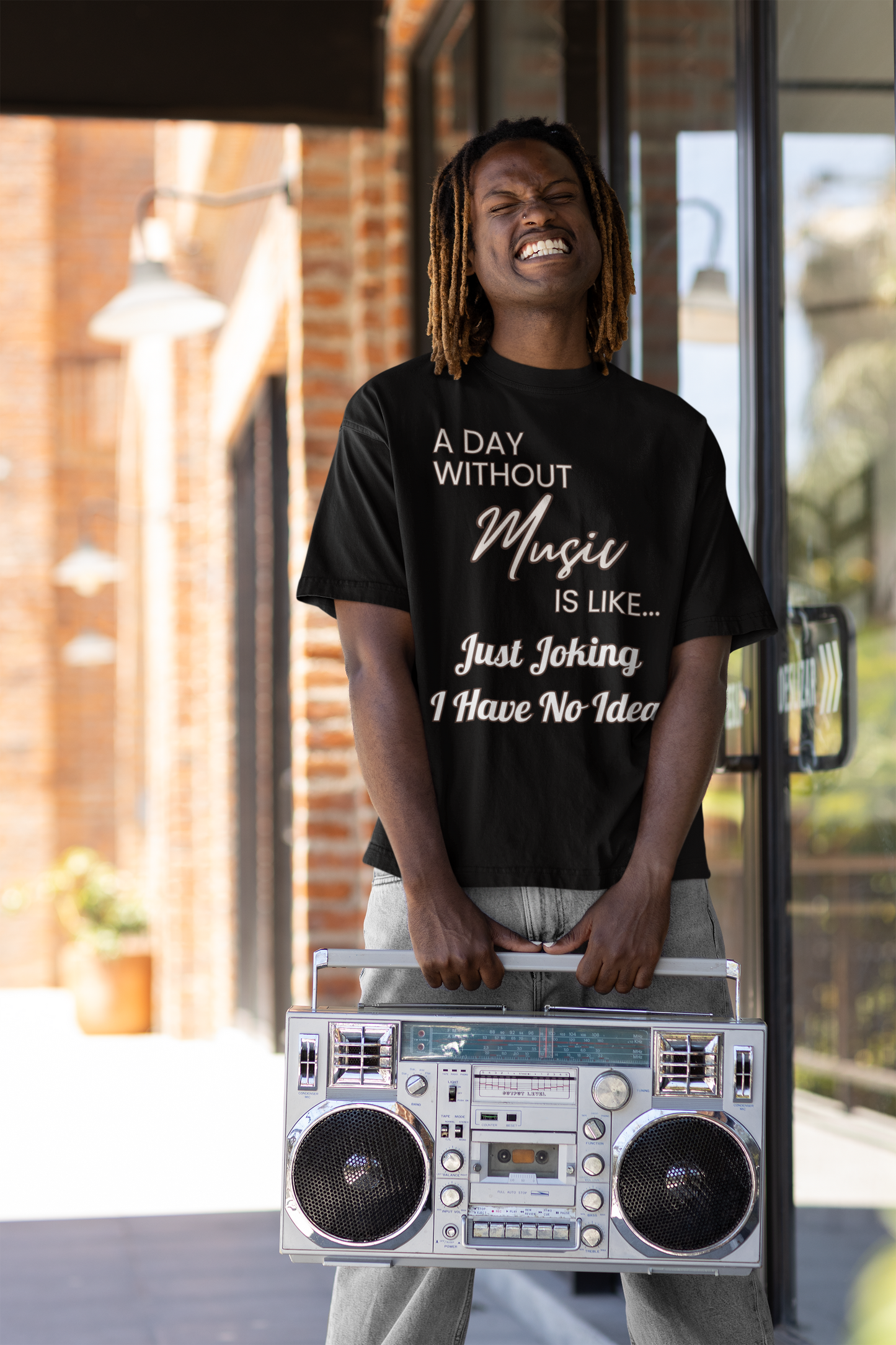 "A Day without Music" Musical Lover T-Shirt