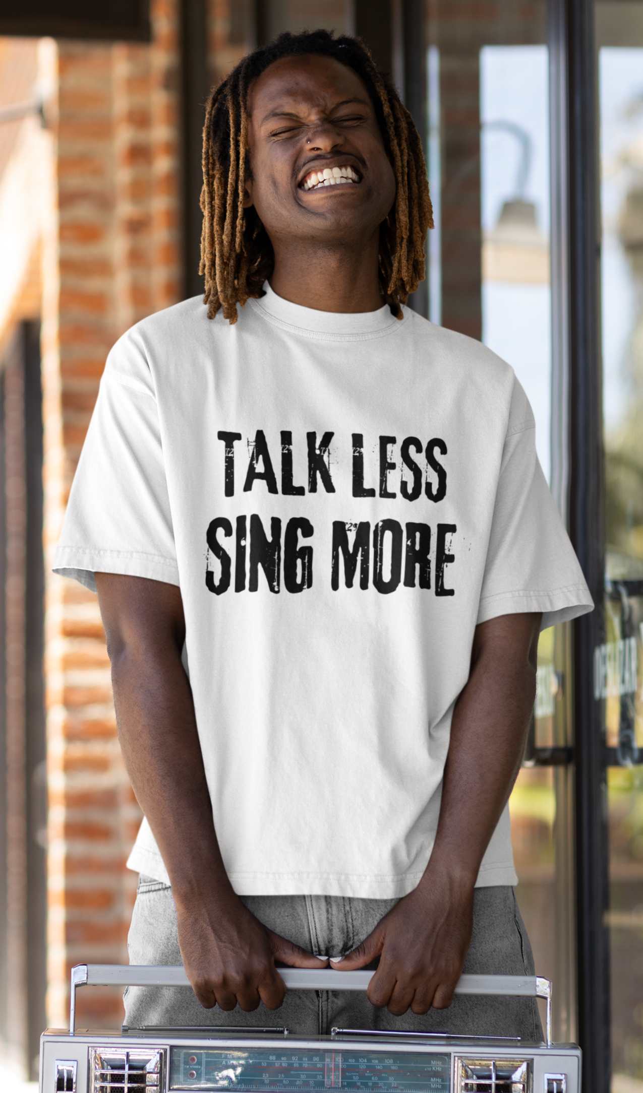 Talk Less, Sing More: Unisex T-Shirt for Theatre Lovers