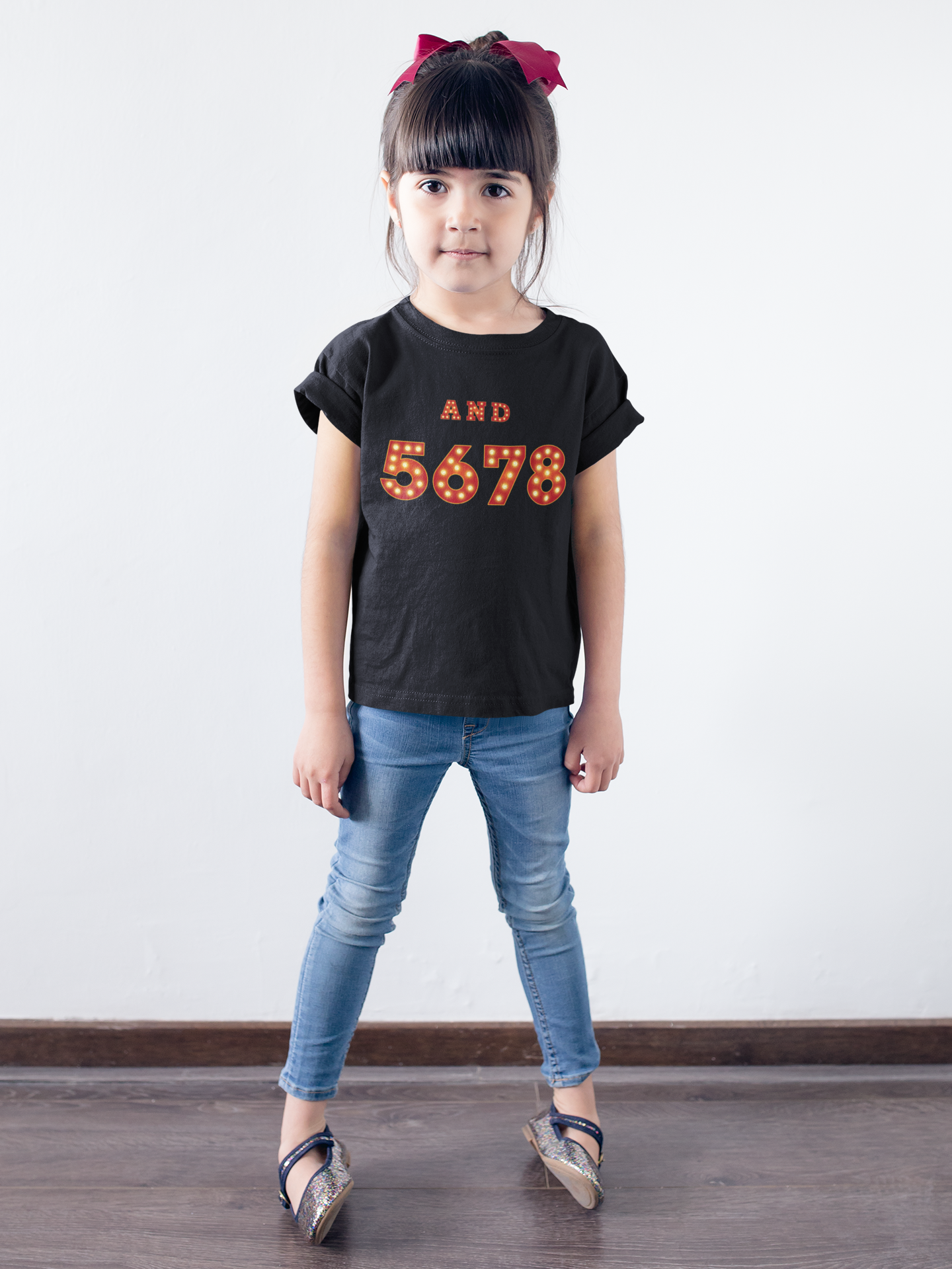 "And 5 6 7 8" Kids' Heavy Cotton T-Shirt