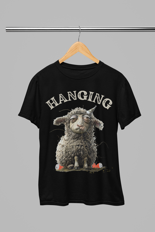Hanging - Welsh Hangover: Ewe-nique Design FREE UK POSTAGE Unisex T-shirt