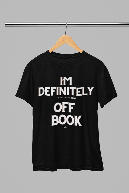 Definitely Off Book - Unisex Heavy Cotton T-shirt Design - You're Oh So Close