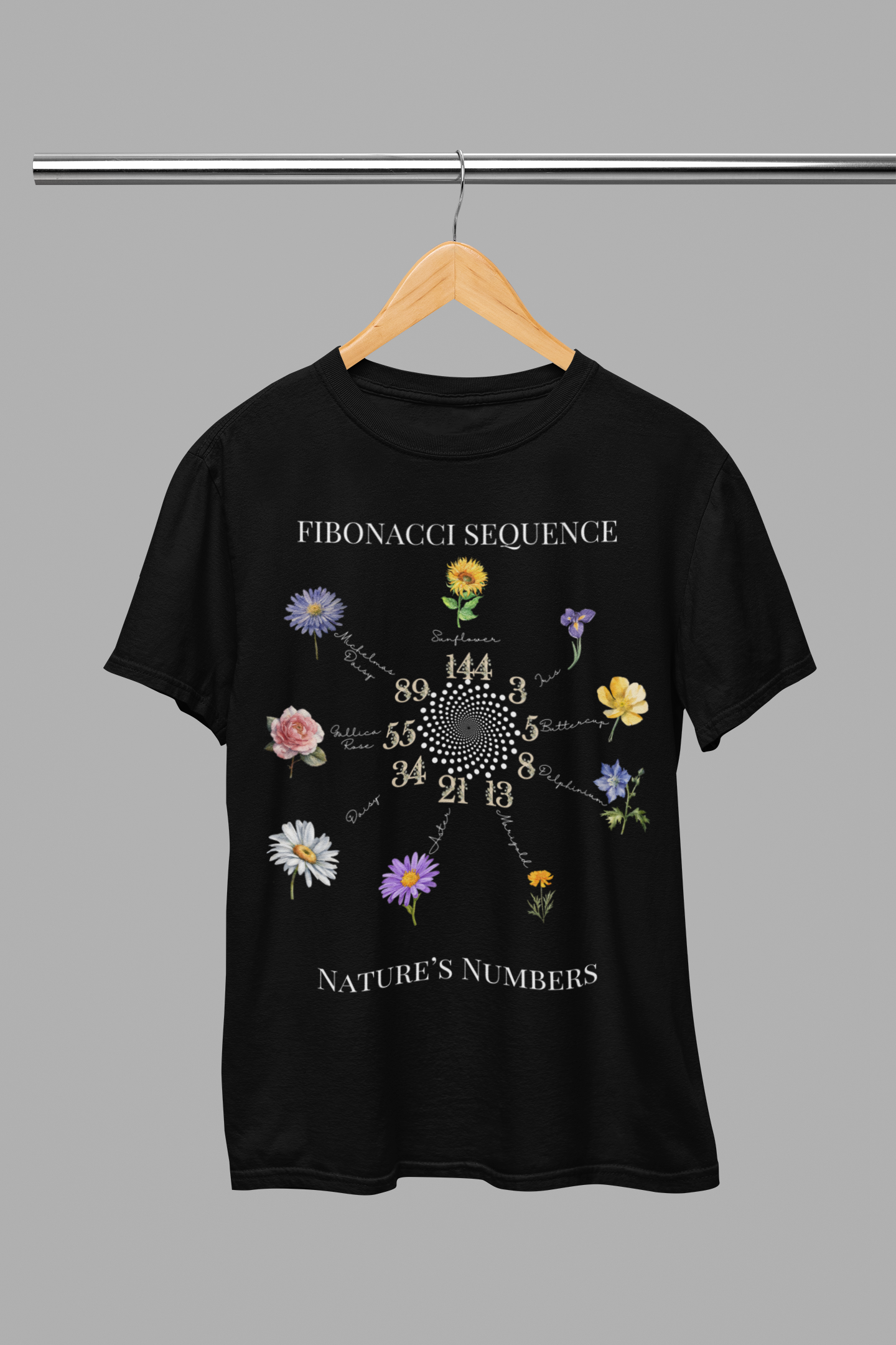 STEM-Inspired Fibonacci Sequence T-Shirt for Kids