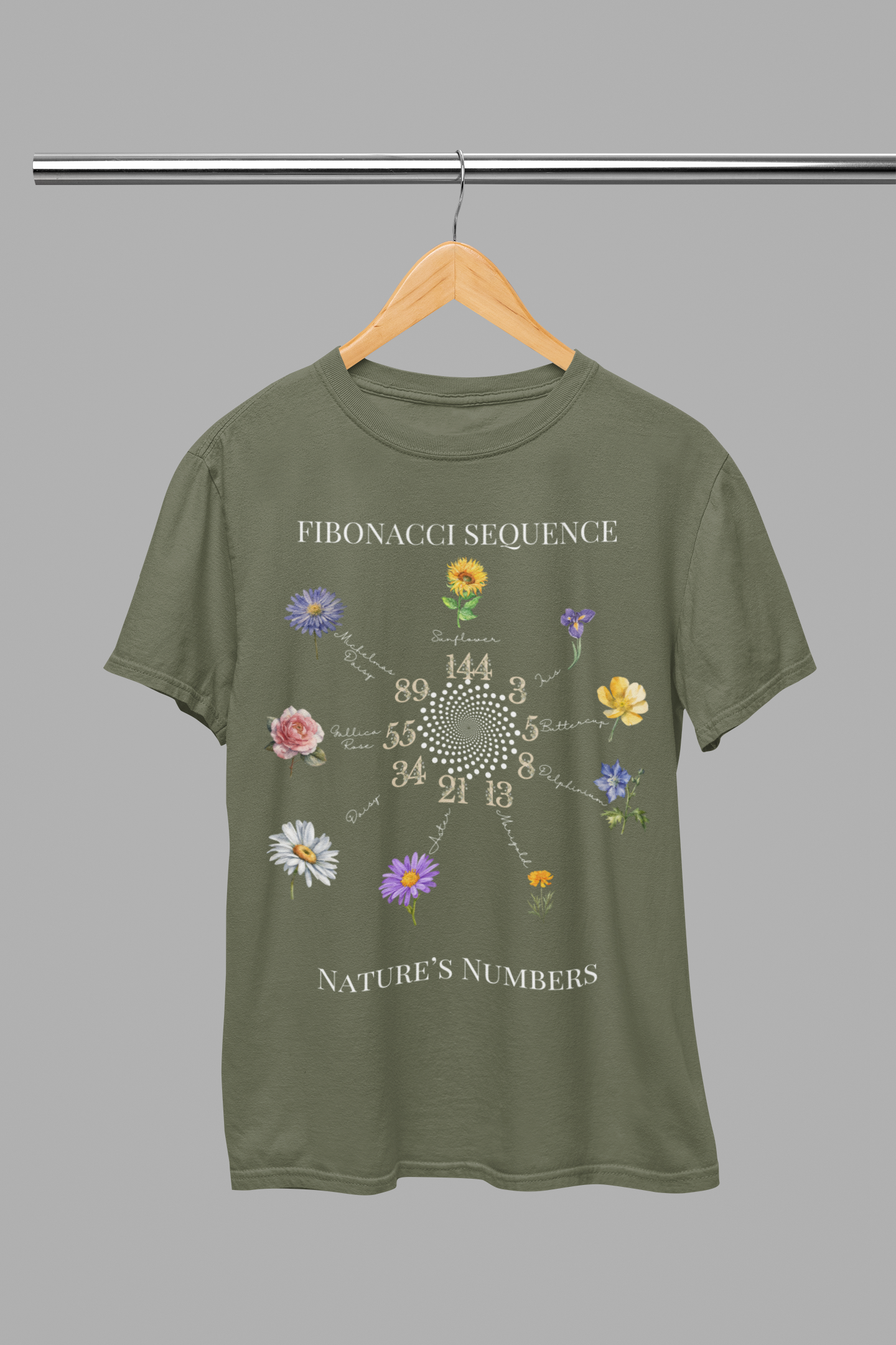 STEM-Inspired Fibonacci Sequence T-Shirt for Kids