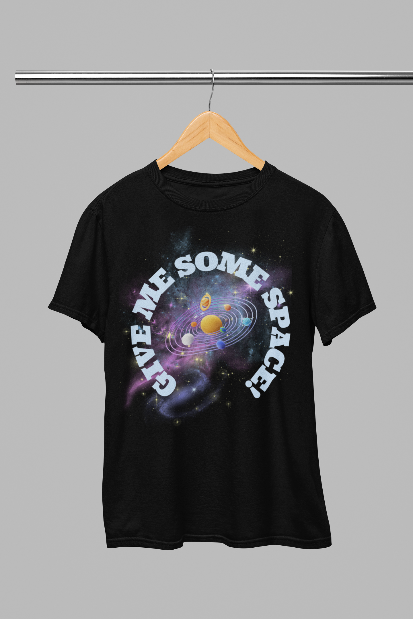 Give Me Some Space. STEM T-Shirt for Young Science Enthusiasts.