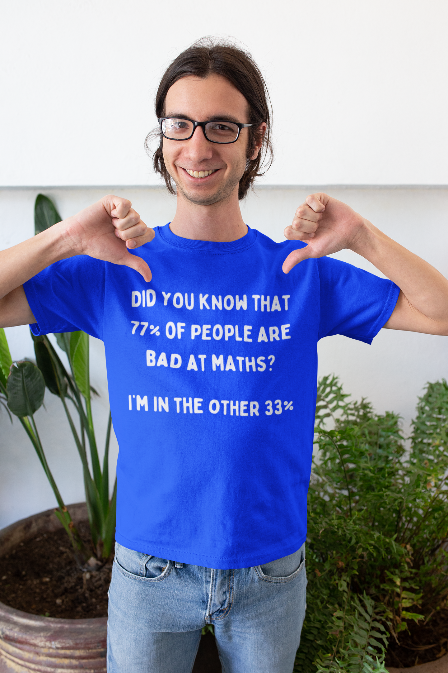 Maths Mishap: The 77% vs 33% T-Shirt: Unisex