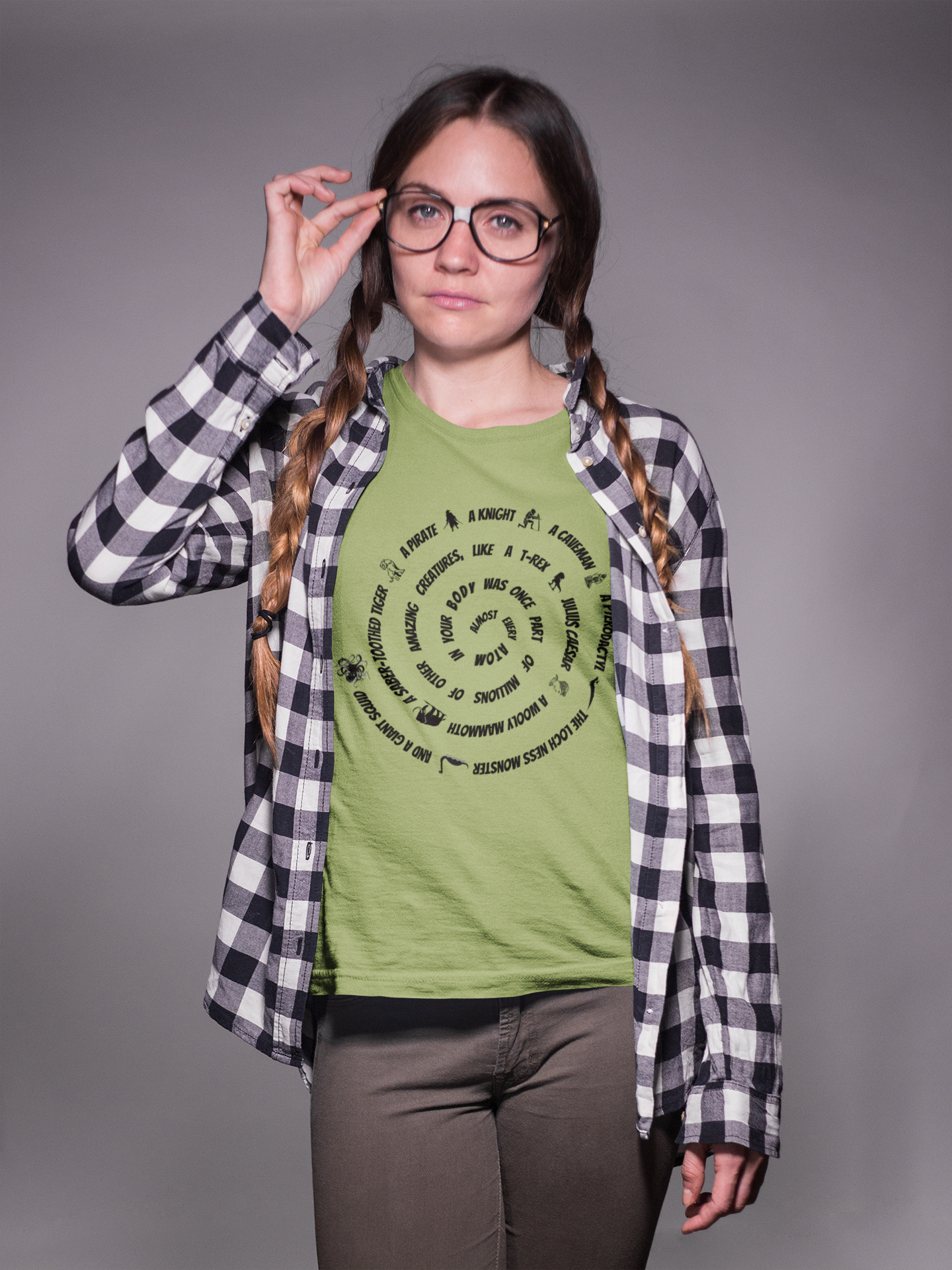 Kids' STEM T-Shirt: Exploring Atoms – Be Amazed by Dinosaurs and More