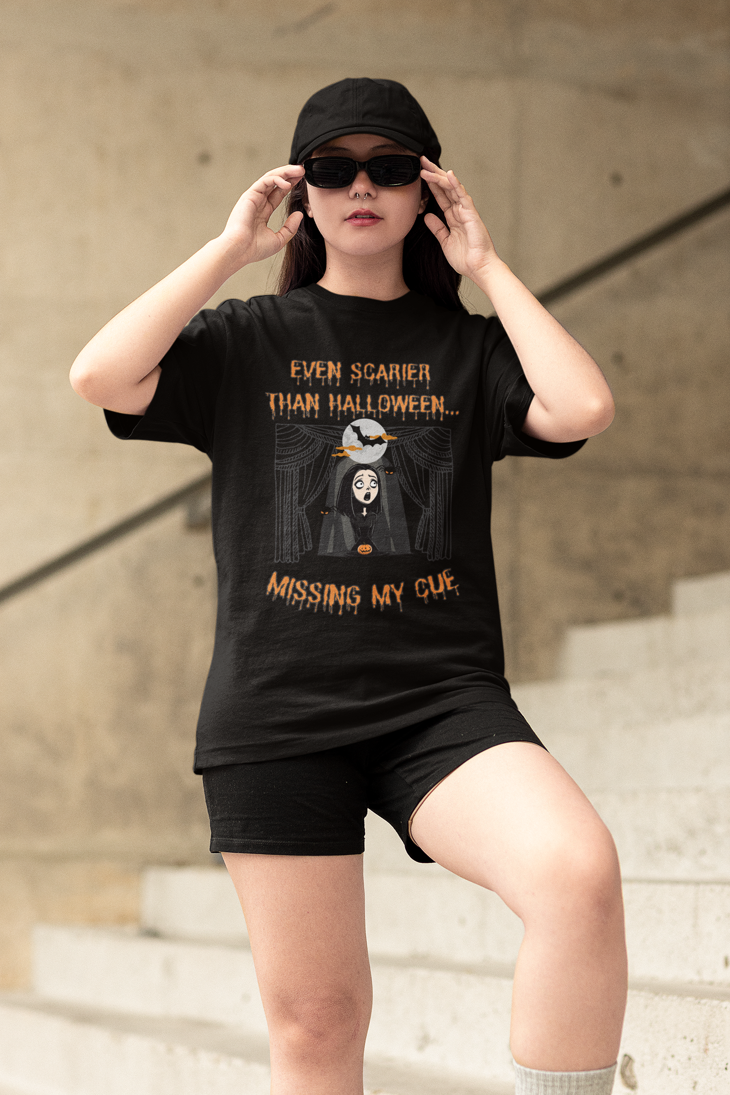 "Even Scarier than Halloween? Missing My Cue" T-Shirt