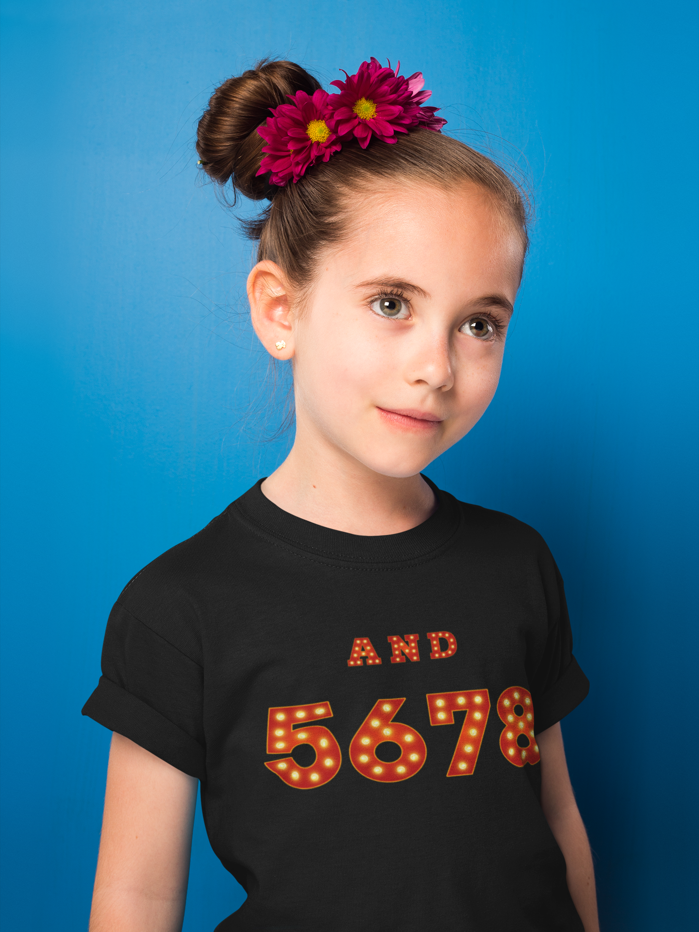 "And 5 6 7 8" Kids' Heavy Cotton T-Shirt