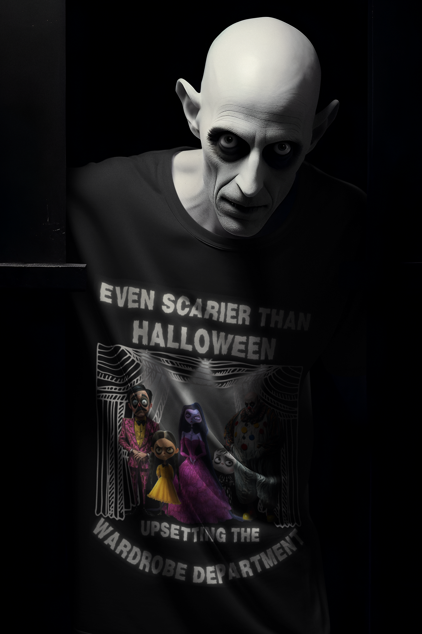 Theatre Costume Chaos T-Shirt: Even Scarier Than Halloween