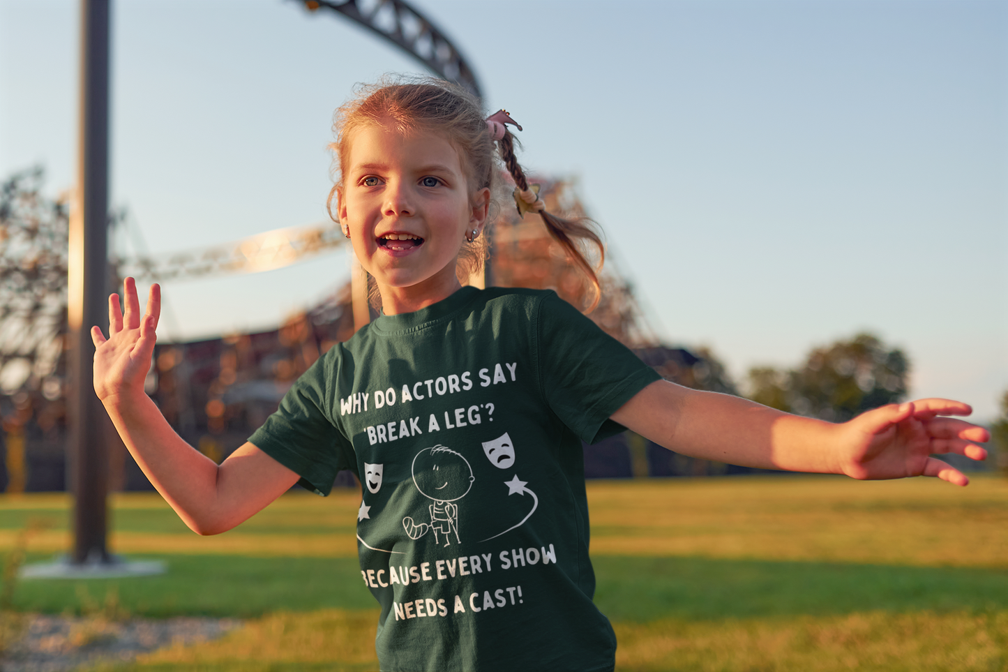 "Break a Leg" Kids' Theatre T-Shirt