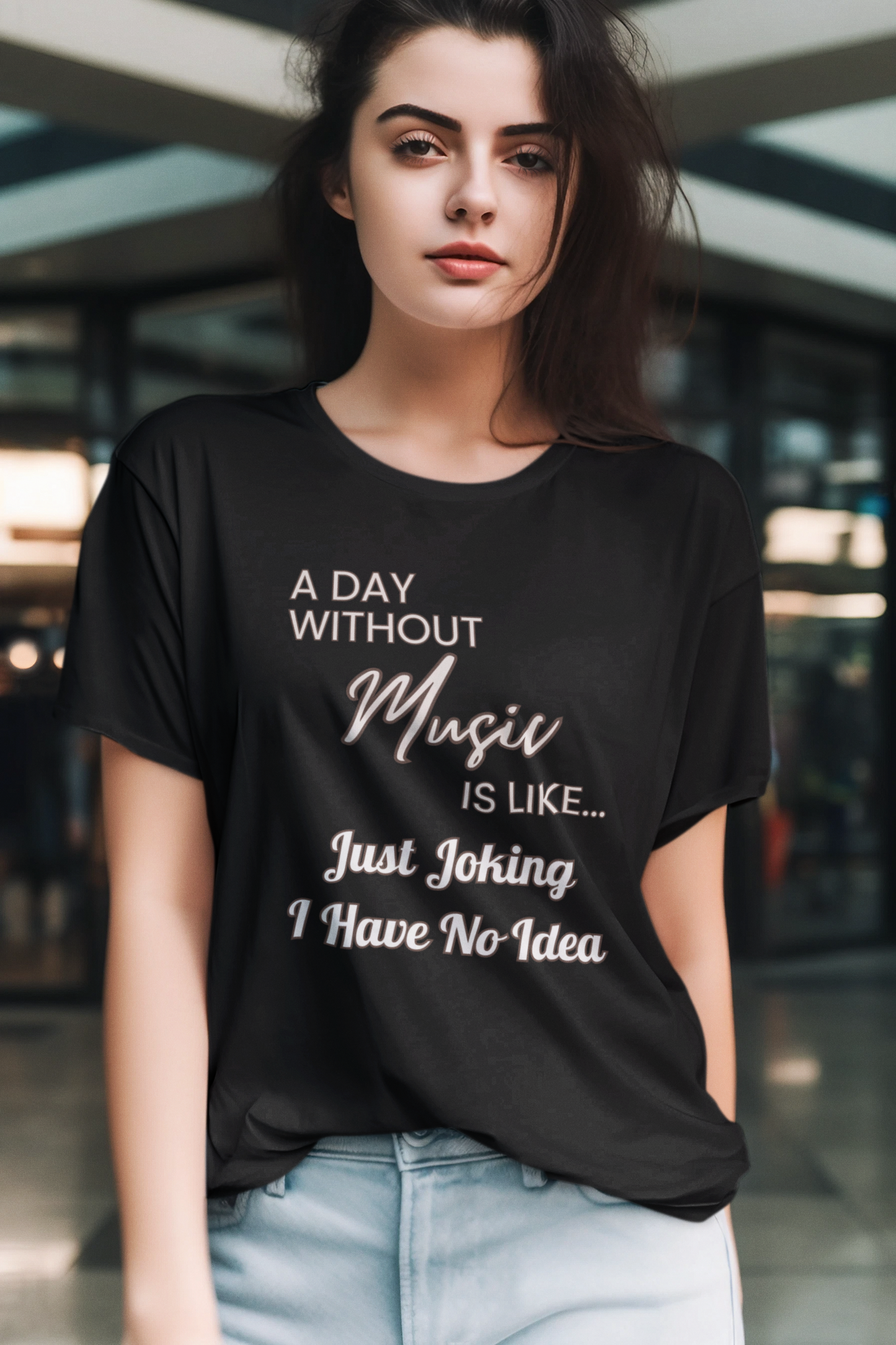 "A Day without Music" Musical Lover T-Shirt