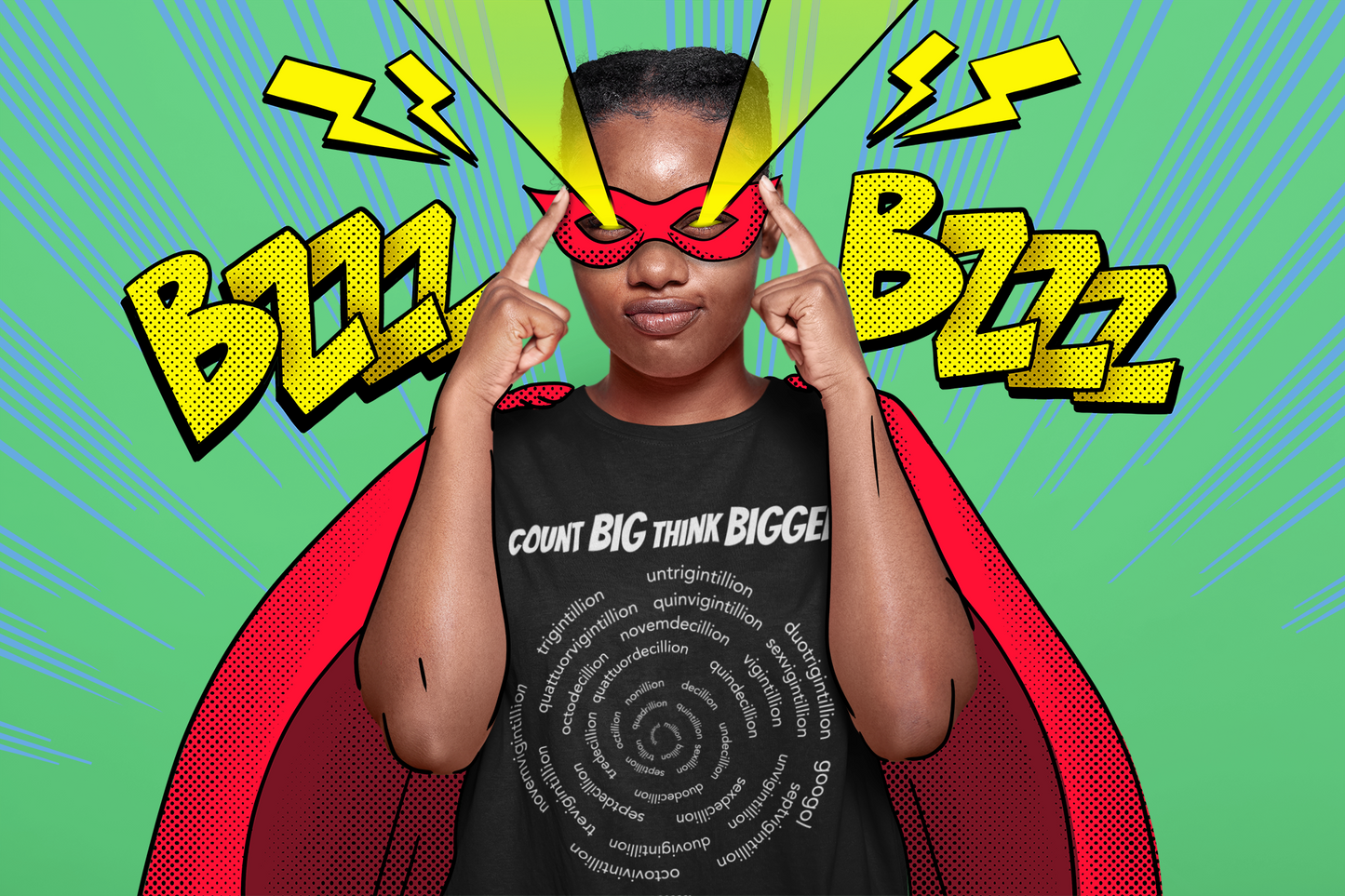 Count Big, Think Bigger: STEM BIG numbers T-Shirt for Aspiring Mathematicians.