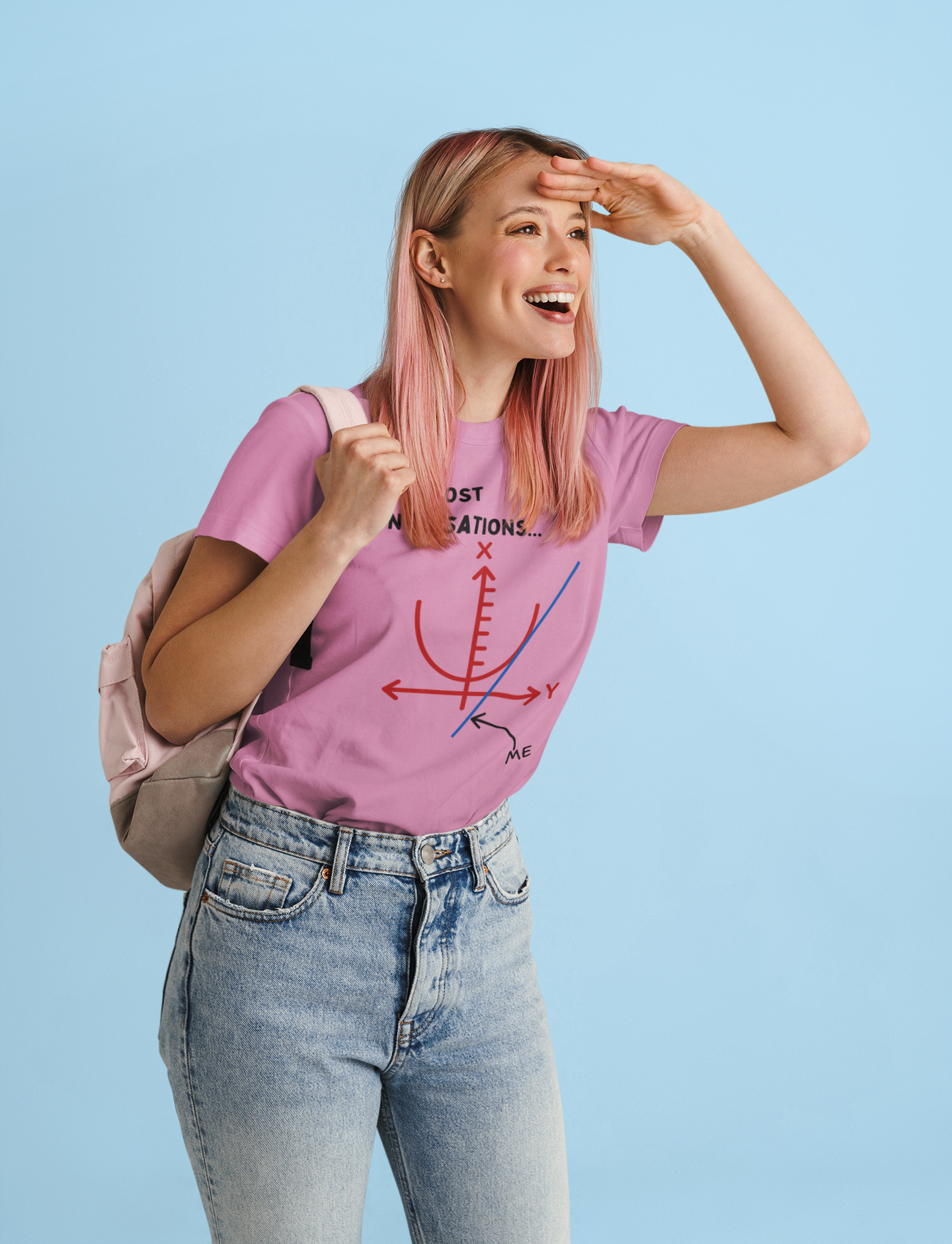 Going Off on a Tangent: Fun Derivatives STEM T-Shirt for Maths Enthusiasts