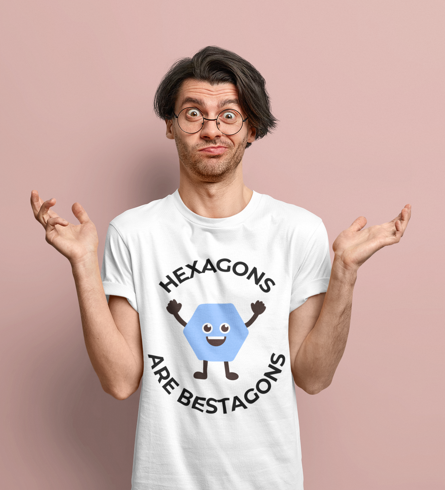 "Hexagons are Bestagons" T-Shirt