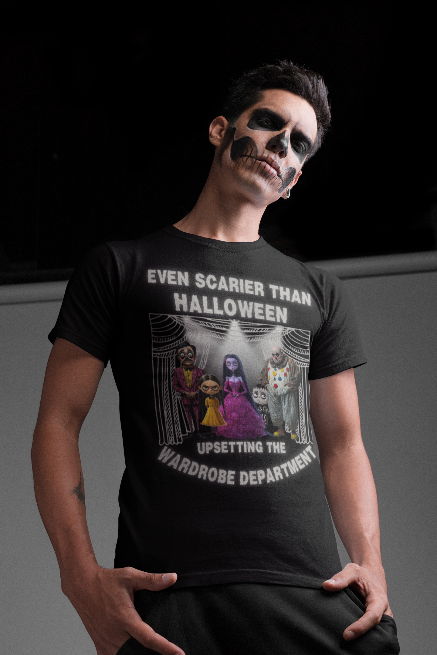 Theatre Costume Chaos T-Shirt: Even Scarier Than Halloween