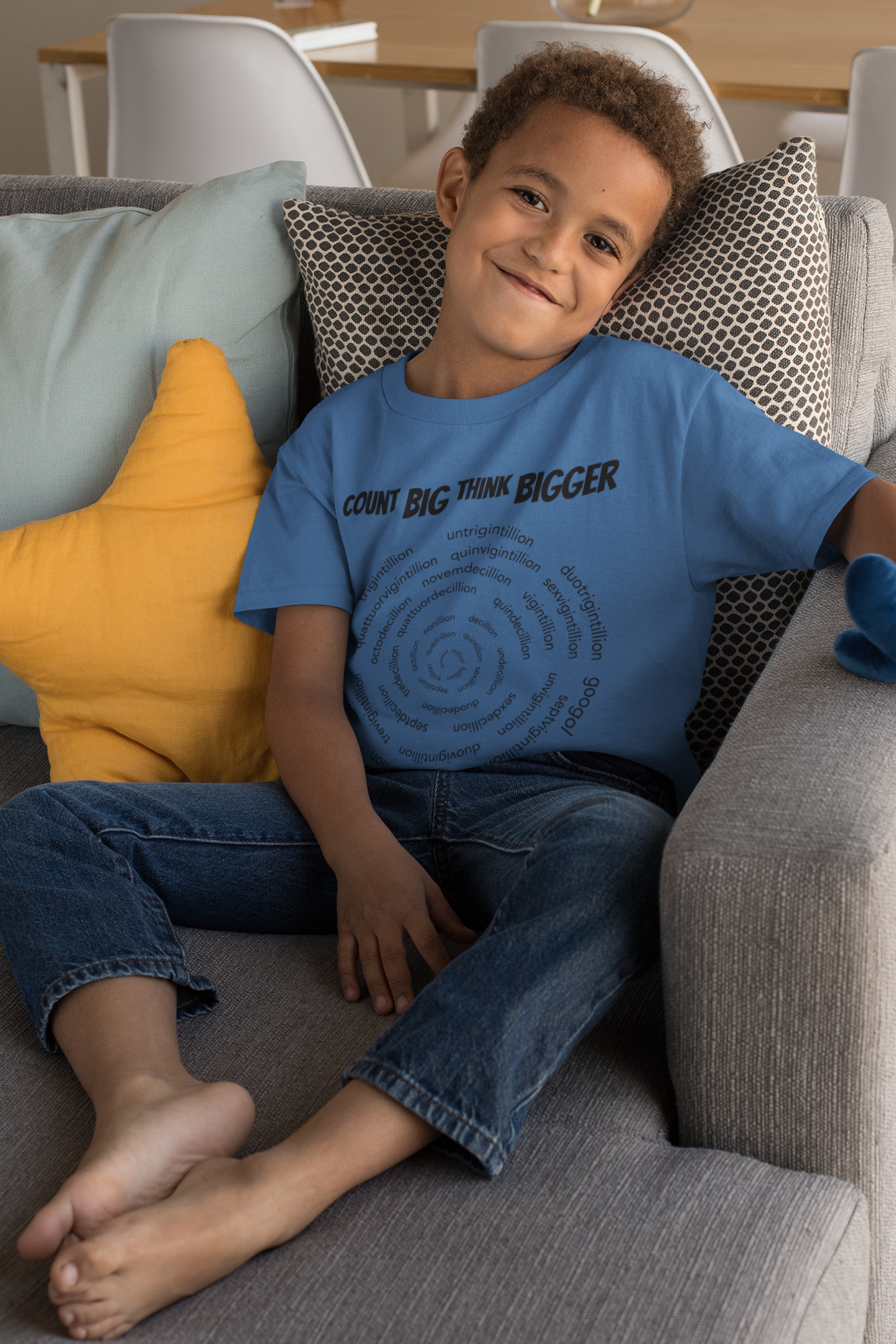 Count Big, Think Bigger: STEM BIG numbers T-Shirt for Aspiring Mathematicians.