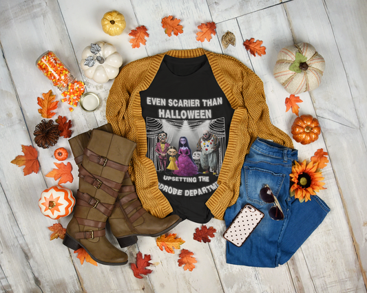 Theatre Costume Chaos T-Shirt: Even Scarier Than Halloween