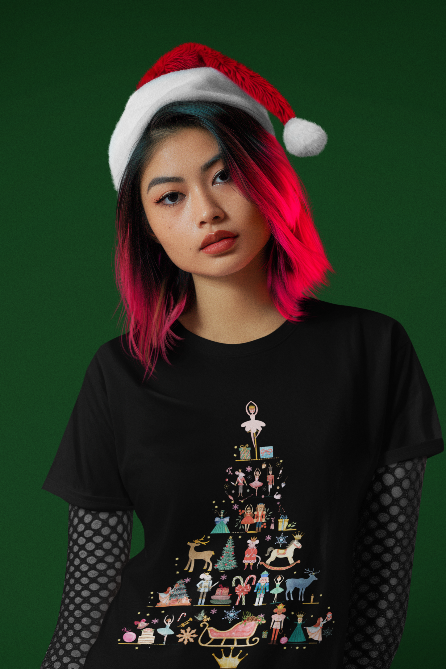 Nutcracker Tree T-Shirt – Festive Theatre Christmas Collection