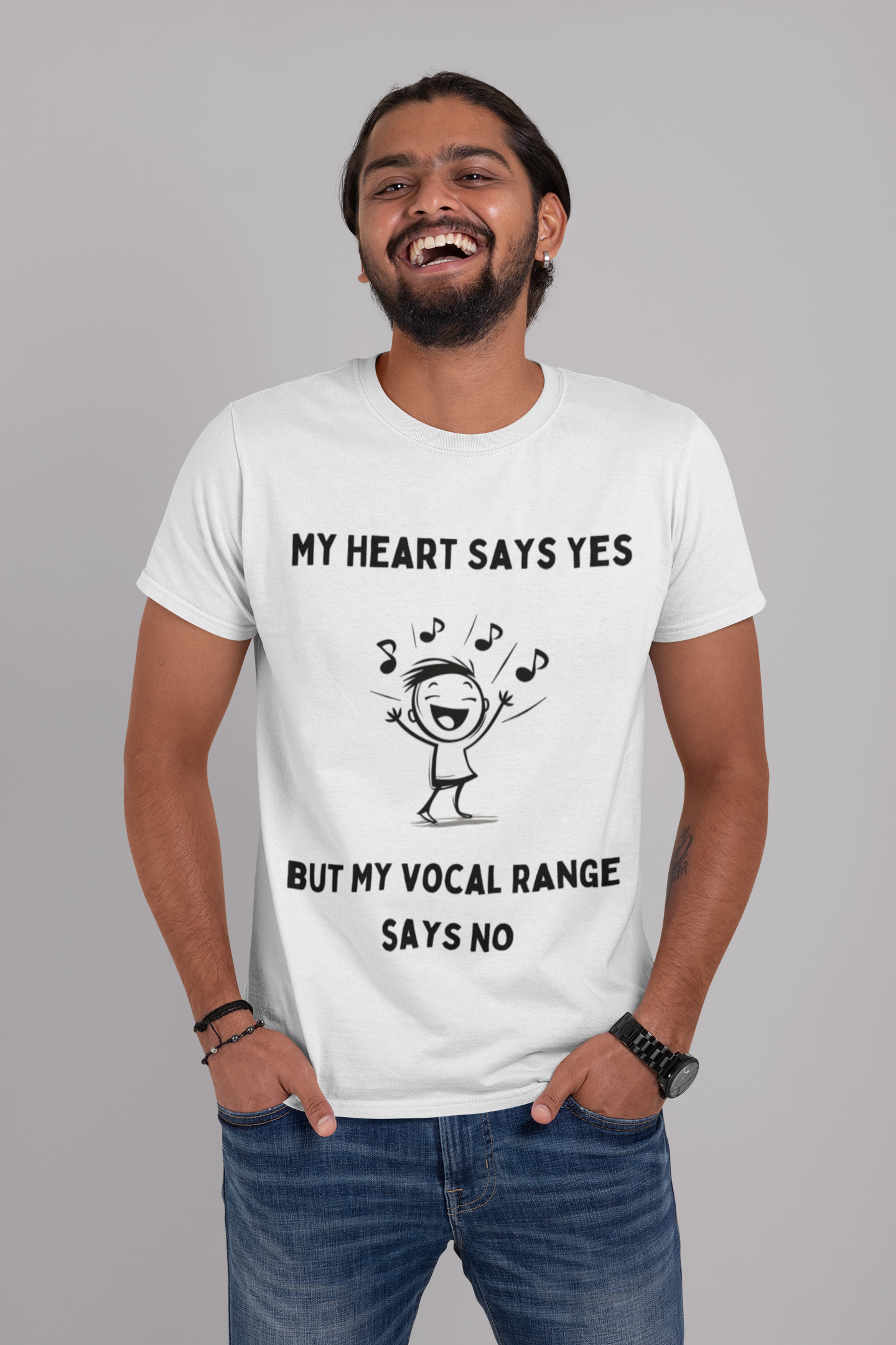 "My Heart Says Yes, But My Vocal Range Says No" T-Shirt