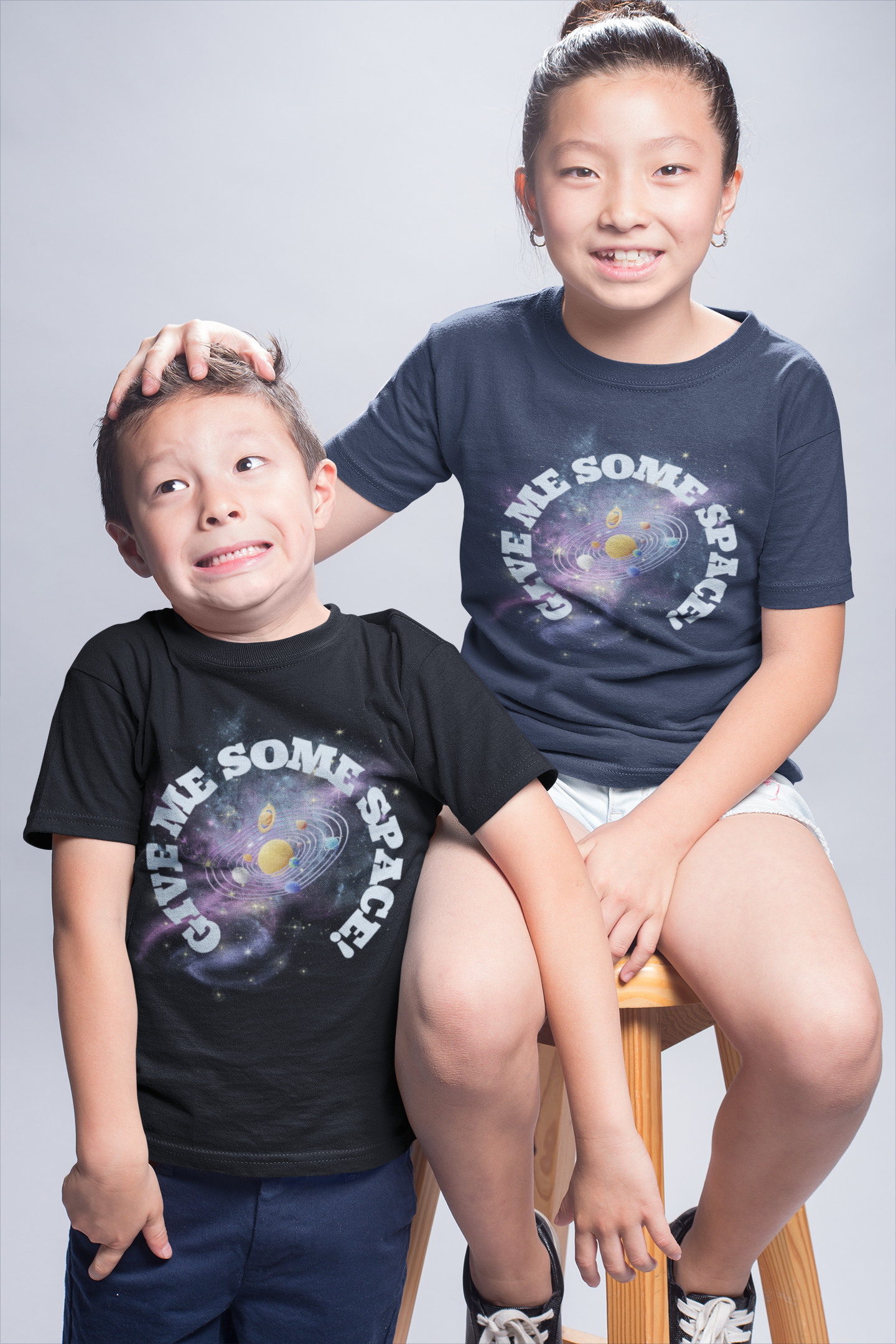 Give Me Some Space. STEM T-Shirt for Young Science Enthusiasts.