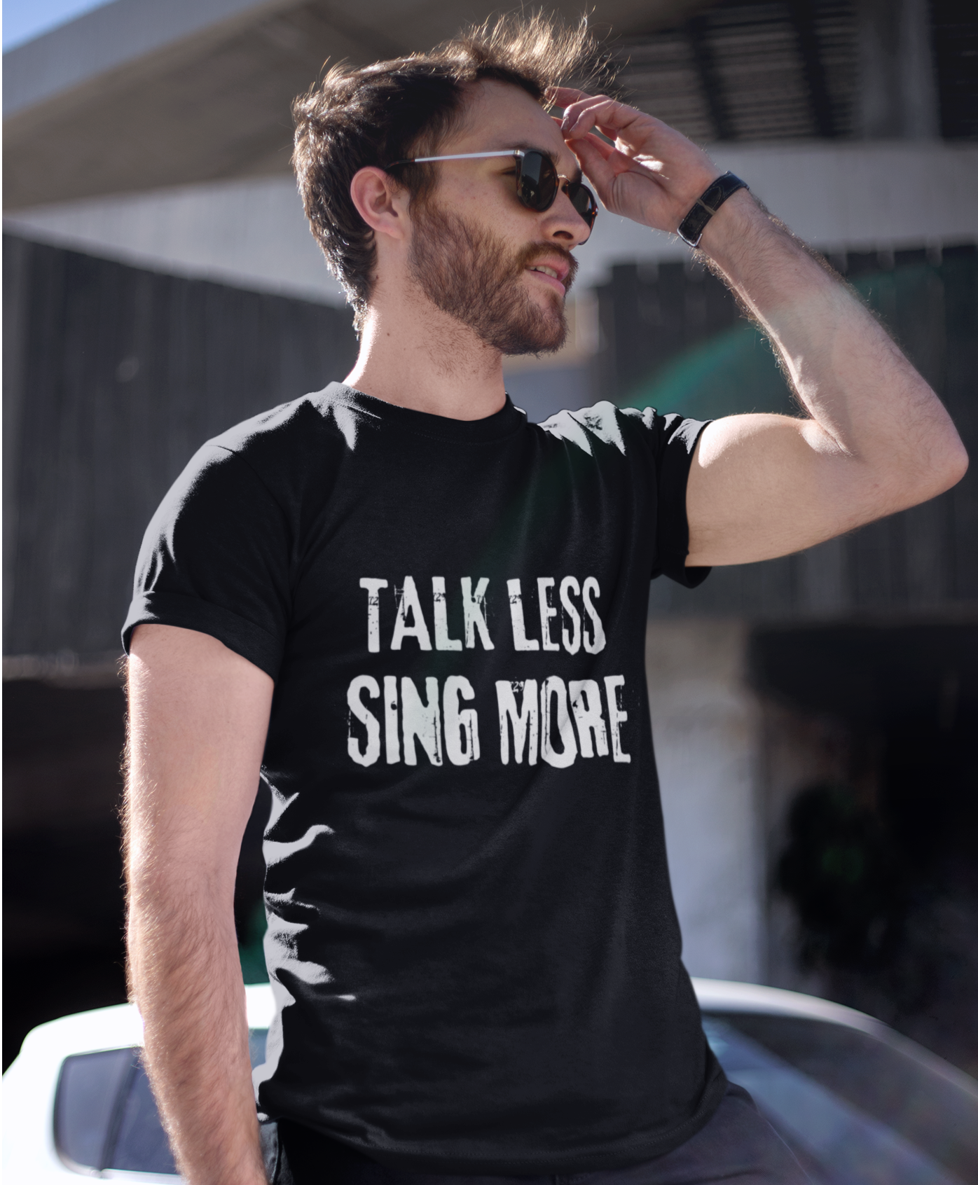 Talk Less, Sing More: Unisex T-Shirt for Theatre Lovers