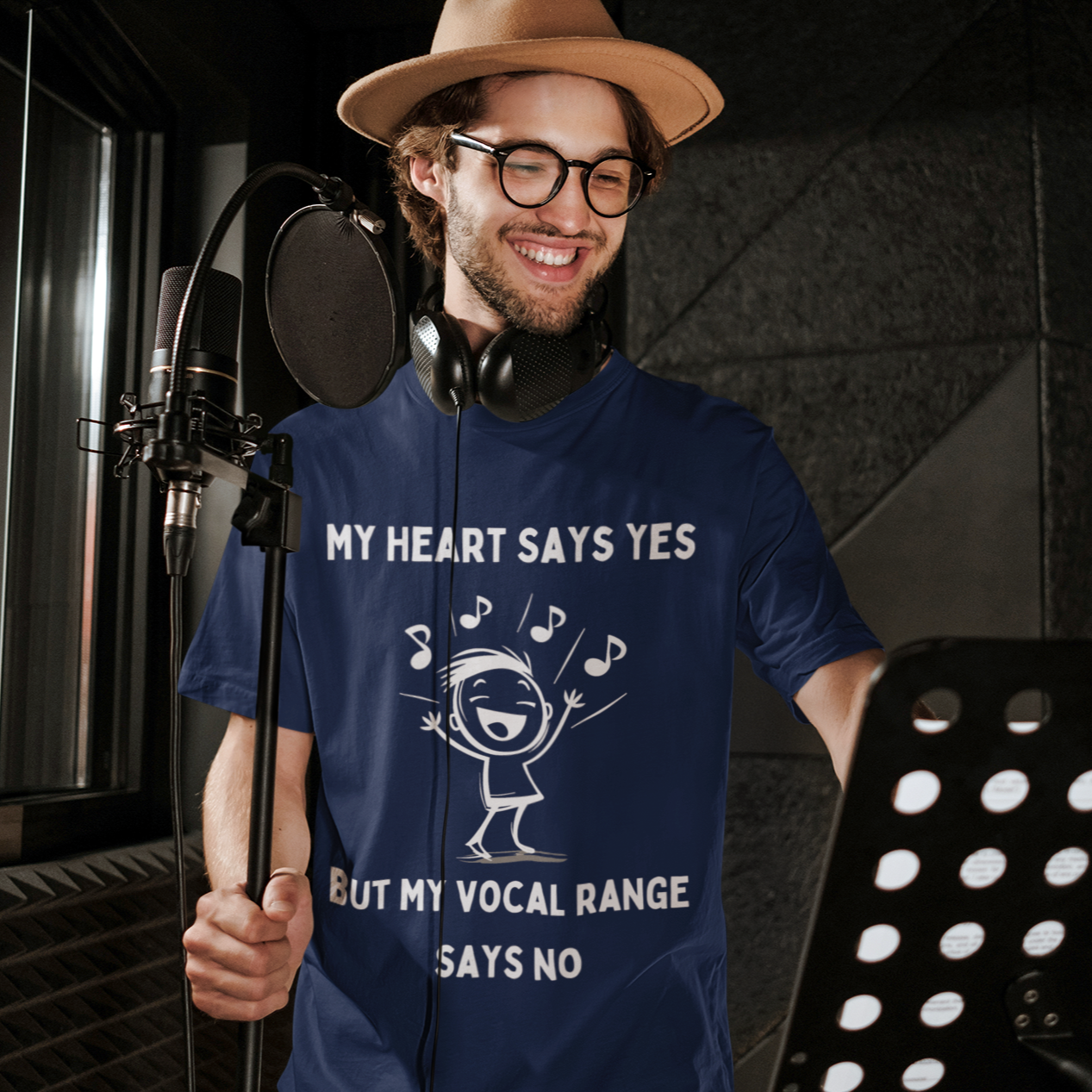 "My Heart Says Yes, But My Vocal Range Says No" T-Shirt